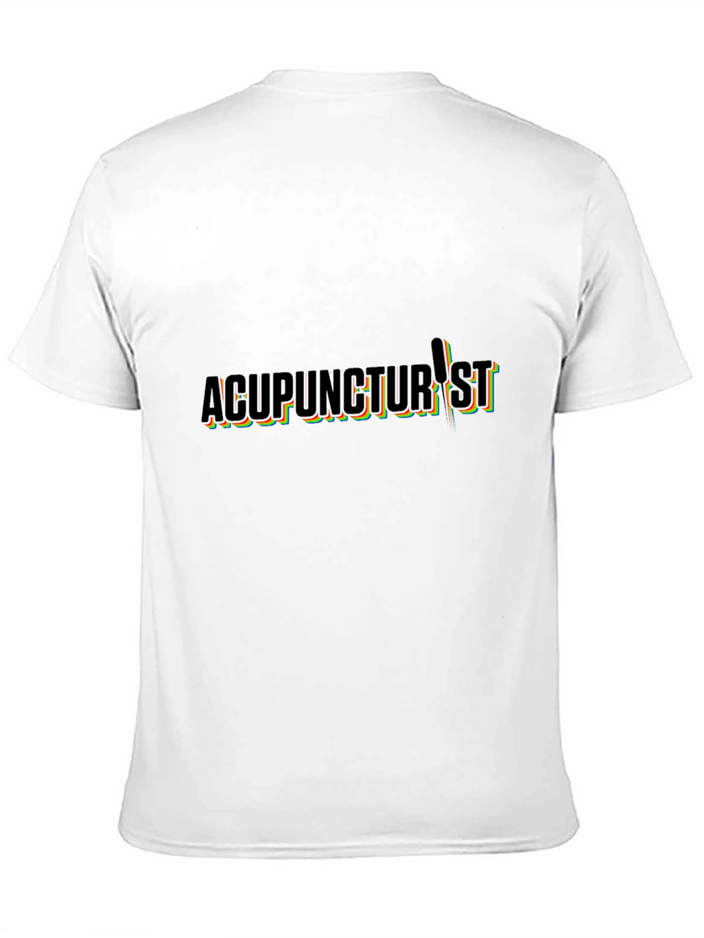 Acupuncturist T-Shirt - Black Crew Neck