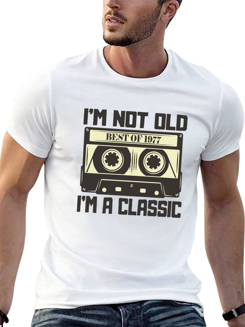Best of 1977 Cassette Tape Graphic Tee