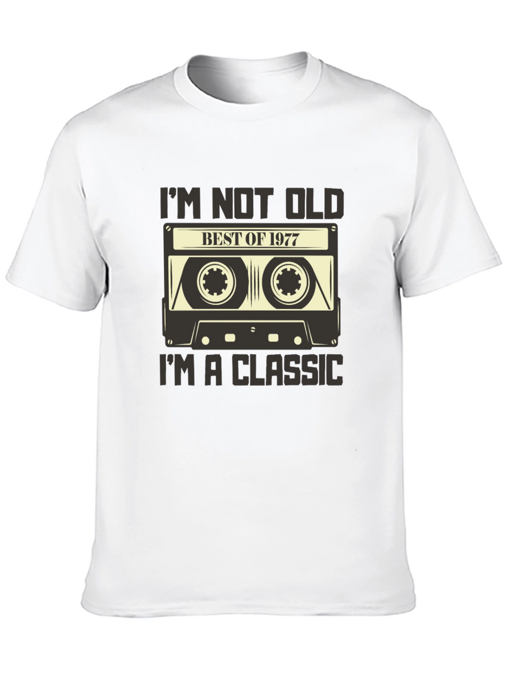 Best of 1977 Cassette Tape Graphic Tee