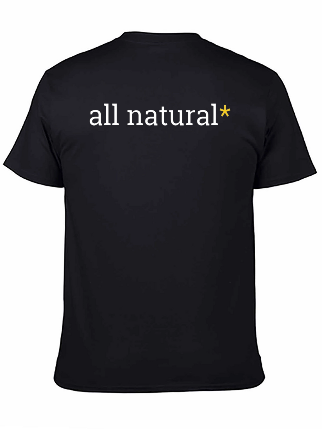 All Natural Black T-Shirt