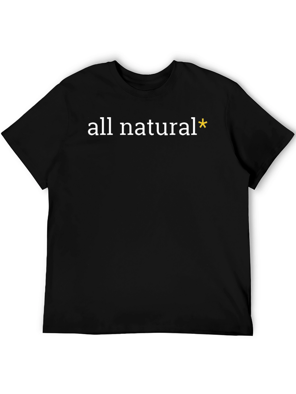 All Natural Black T-Shirt