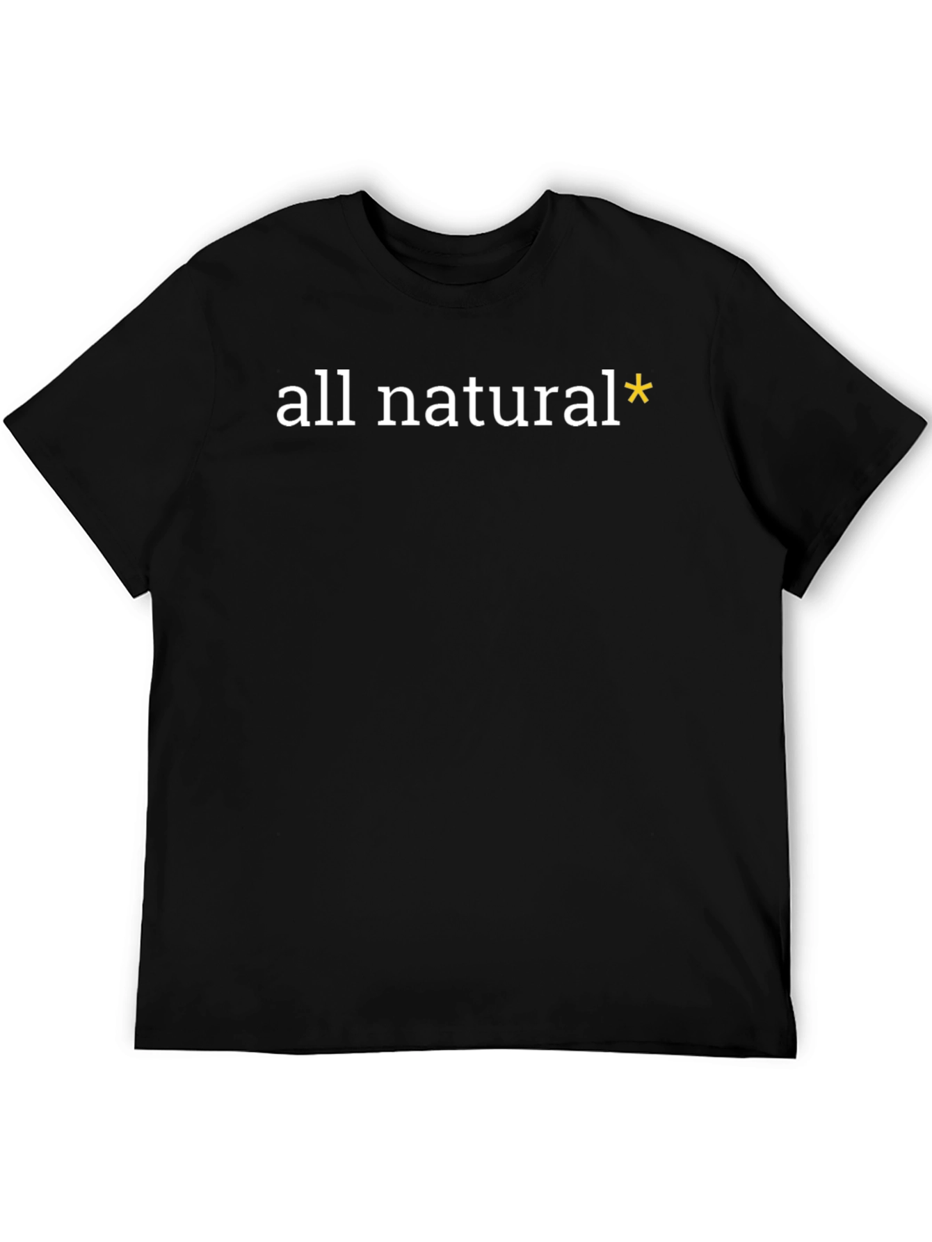 All Natural Black T-Shirt