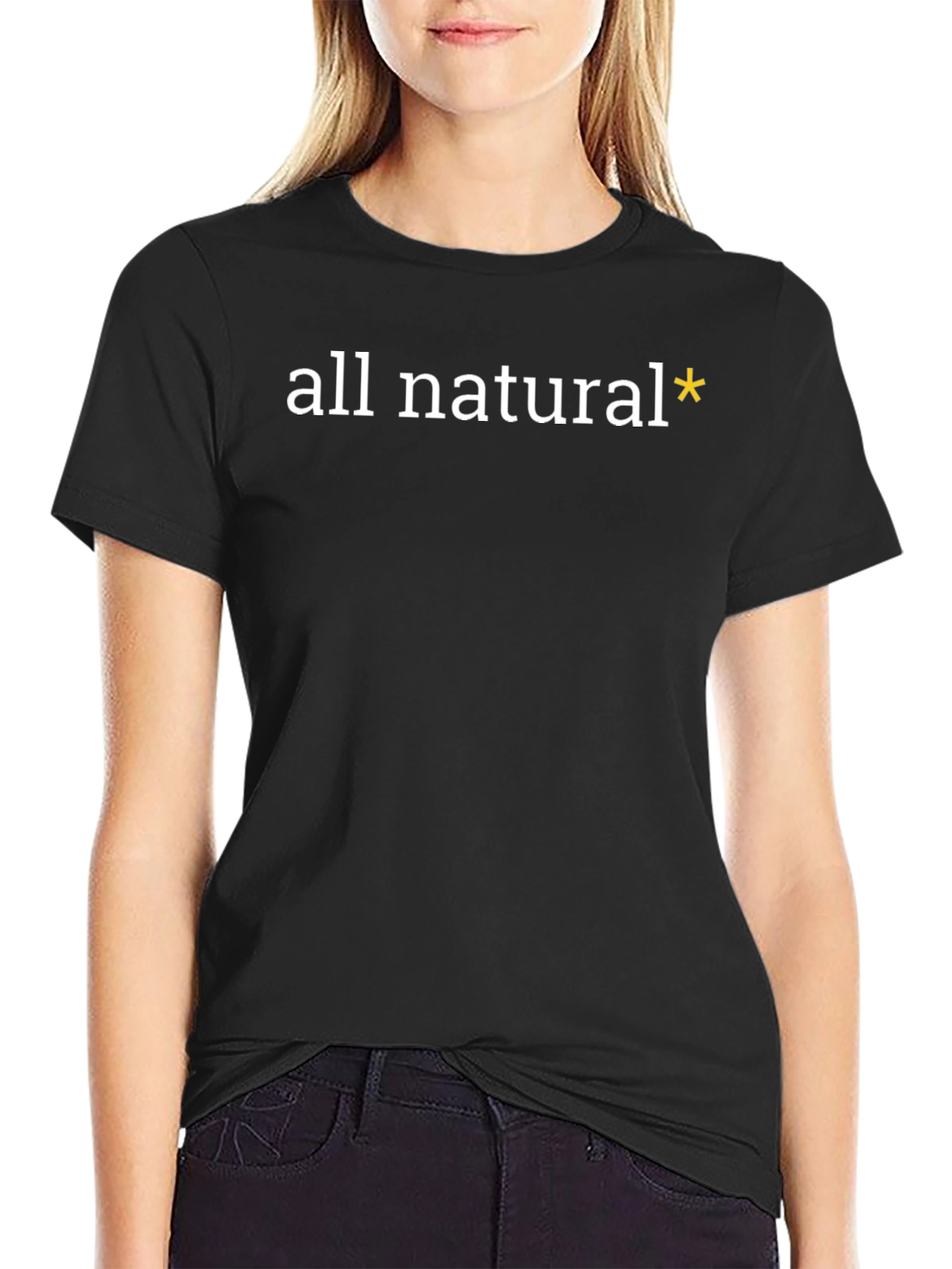 All Natural Black T-Shirt