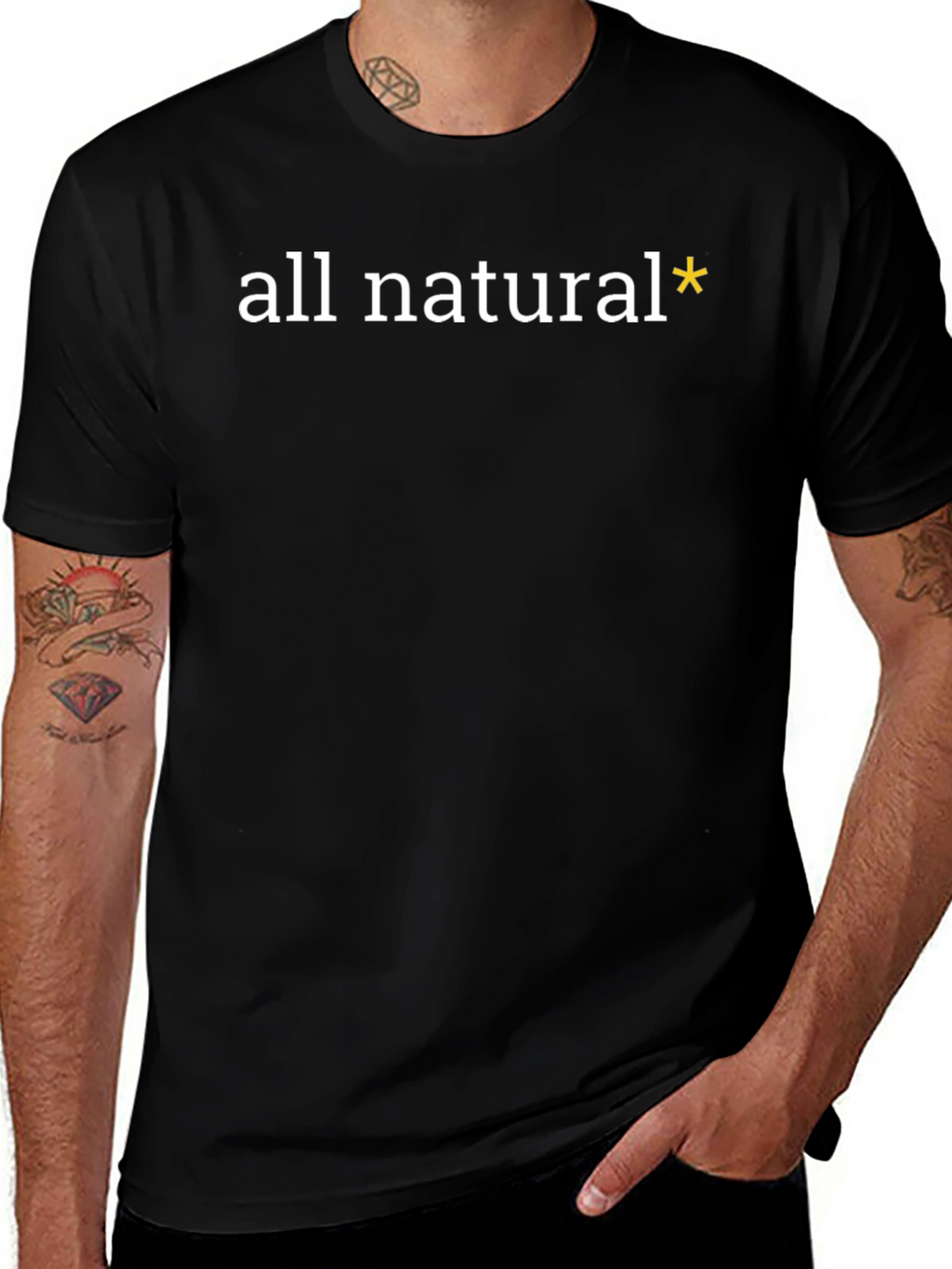 All Natural Black T-Shirt