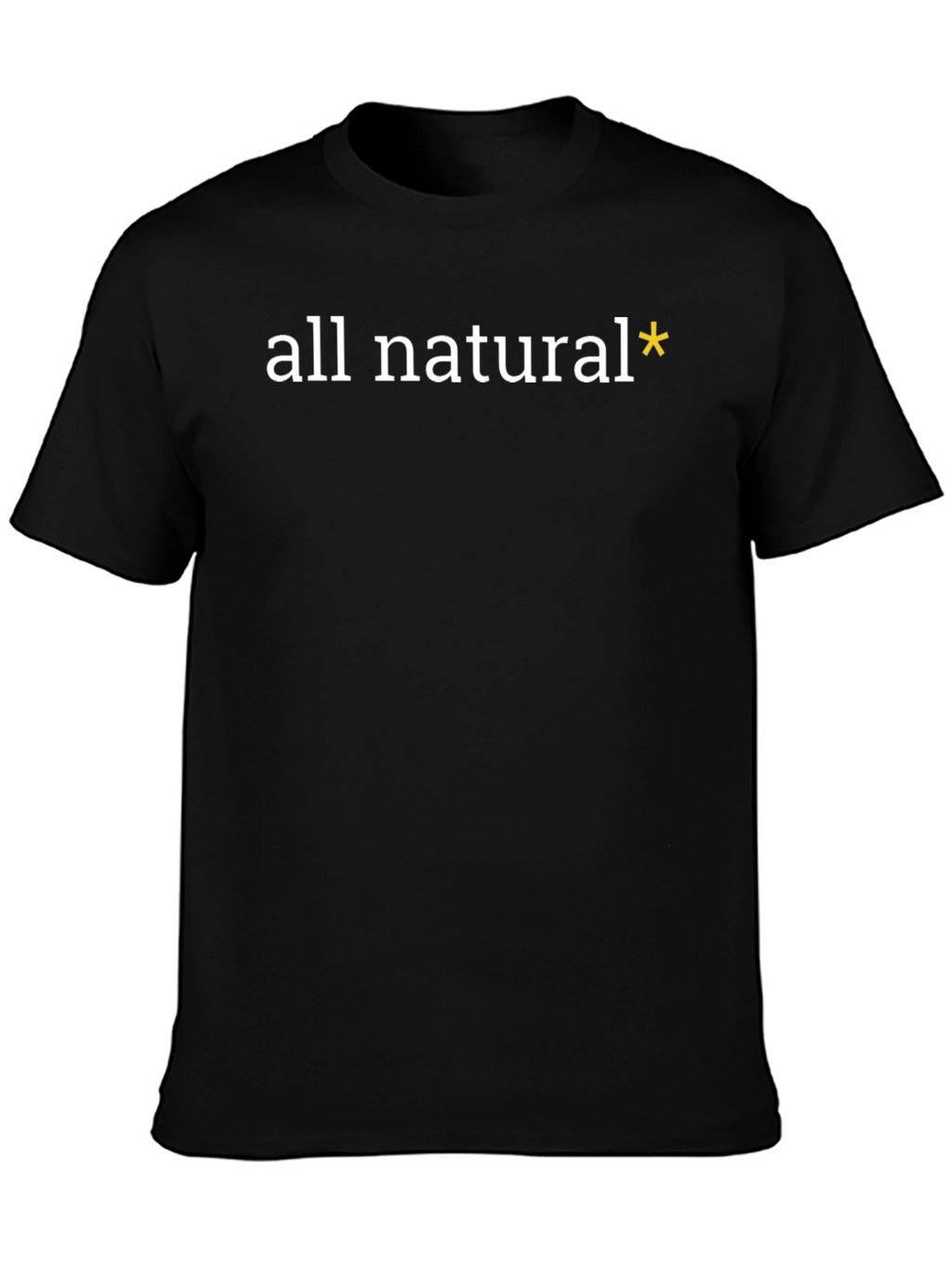 All Natural Black T-Shirt