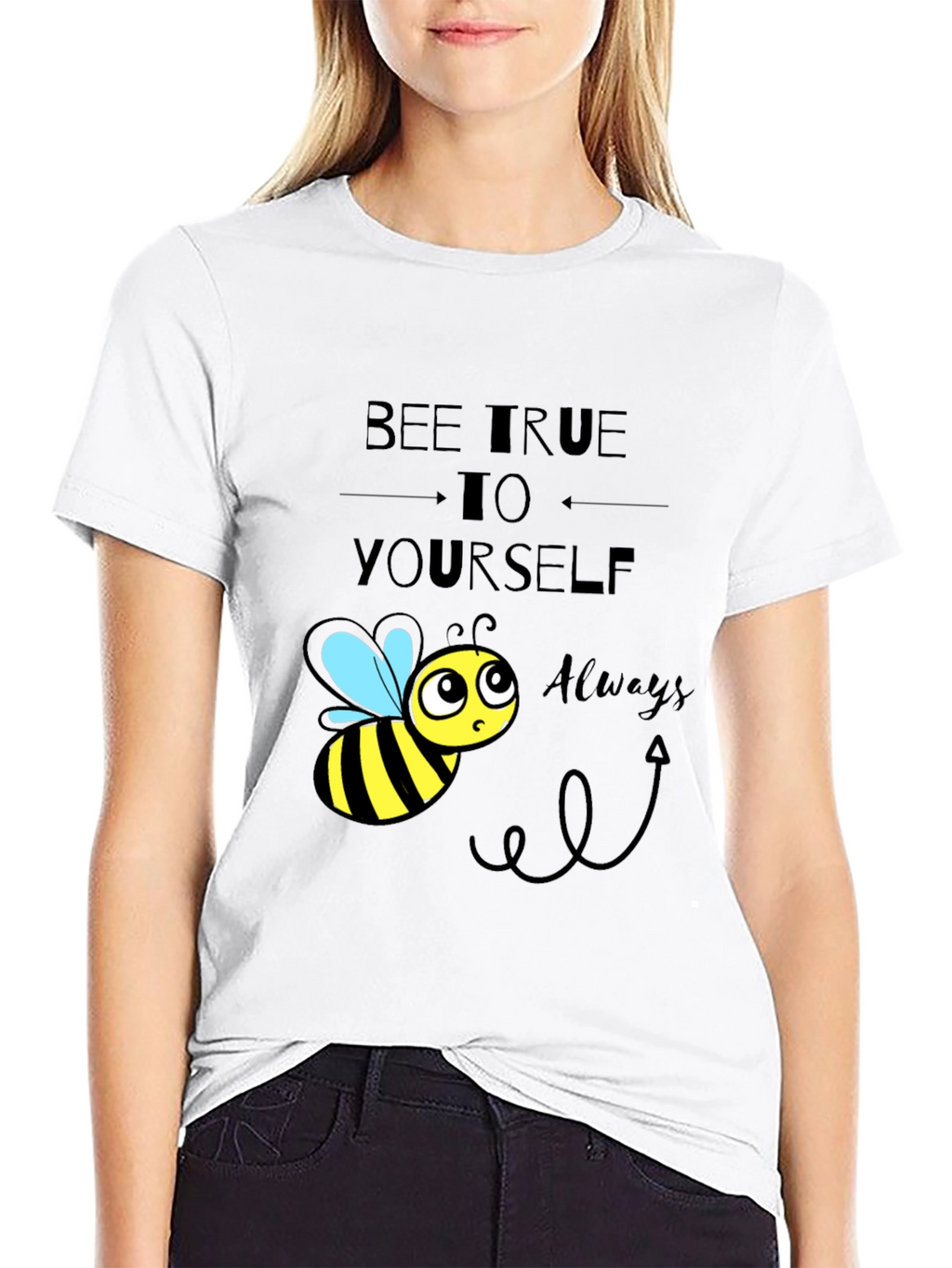 Bee True to Yourself Graphic T-Shirt