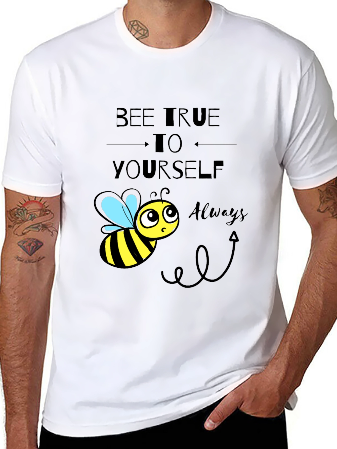Bee True to Yourself Graphic T-Shirt