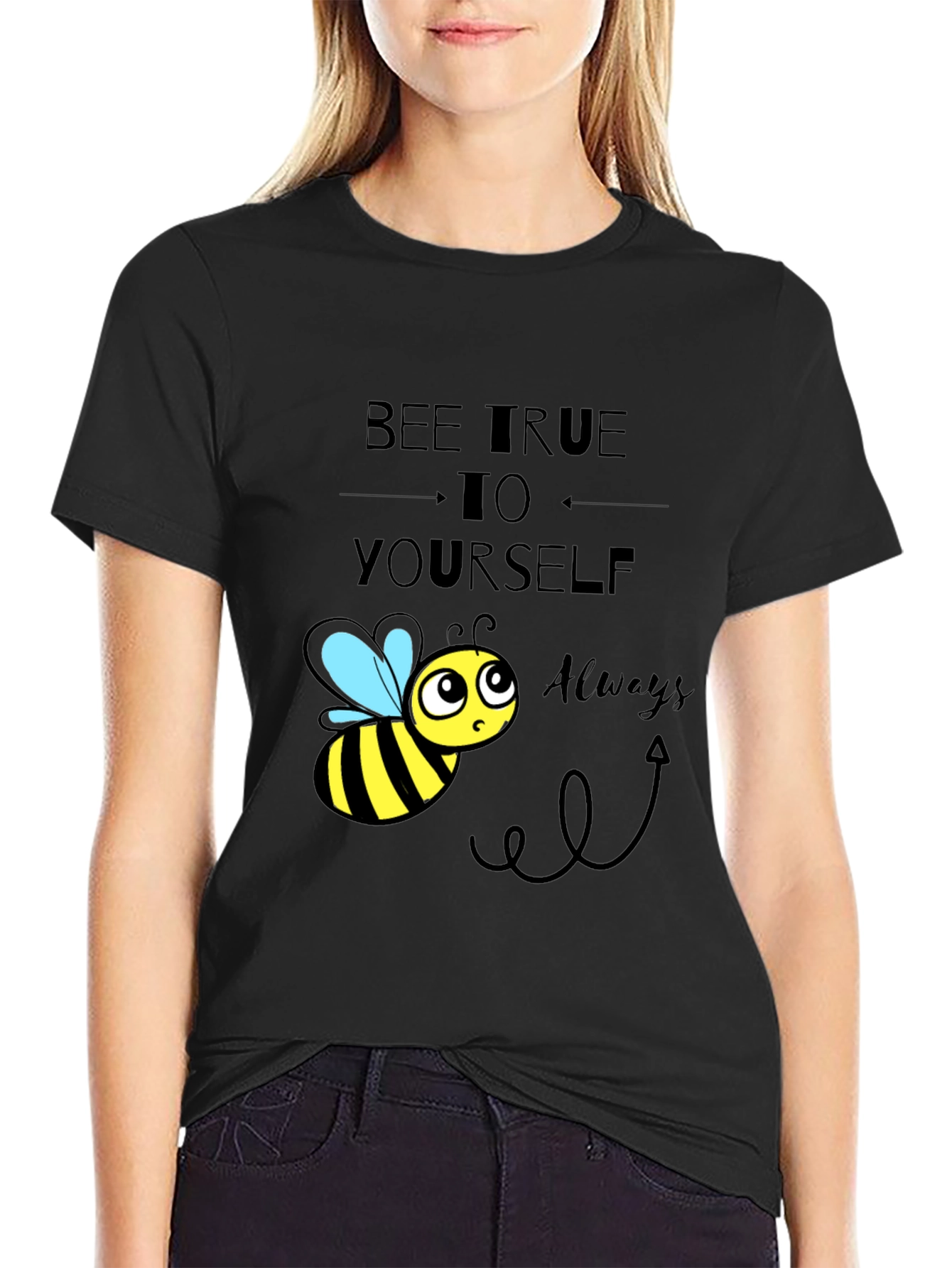 Bee True to Yourself Graphic T-Shirt