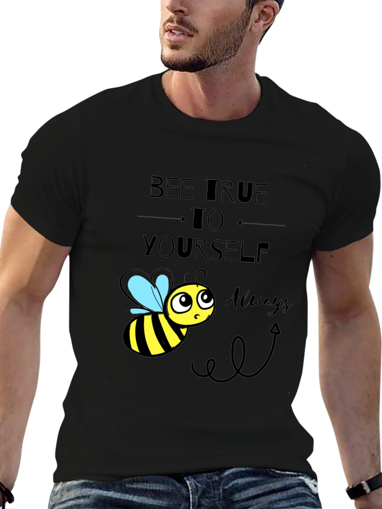 Bee True to Yourself Graphic T-Shirt