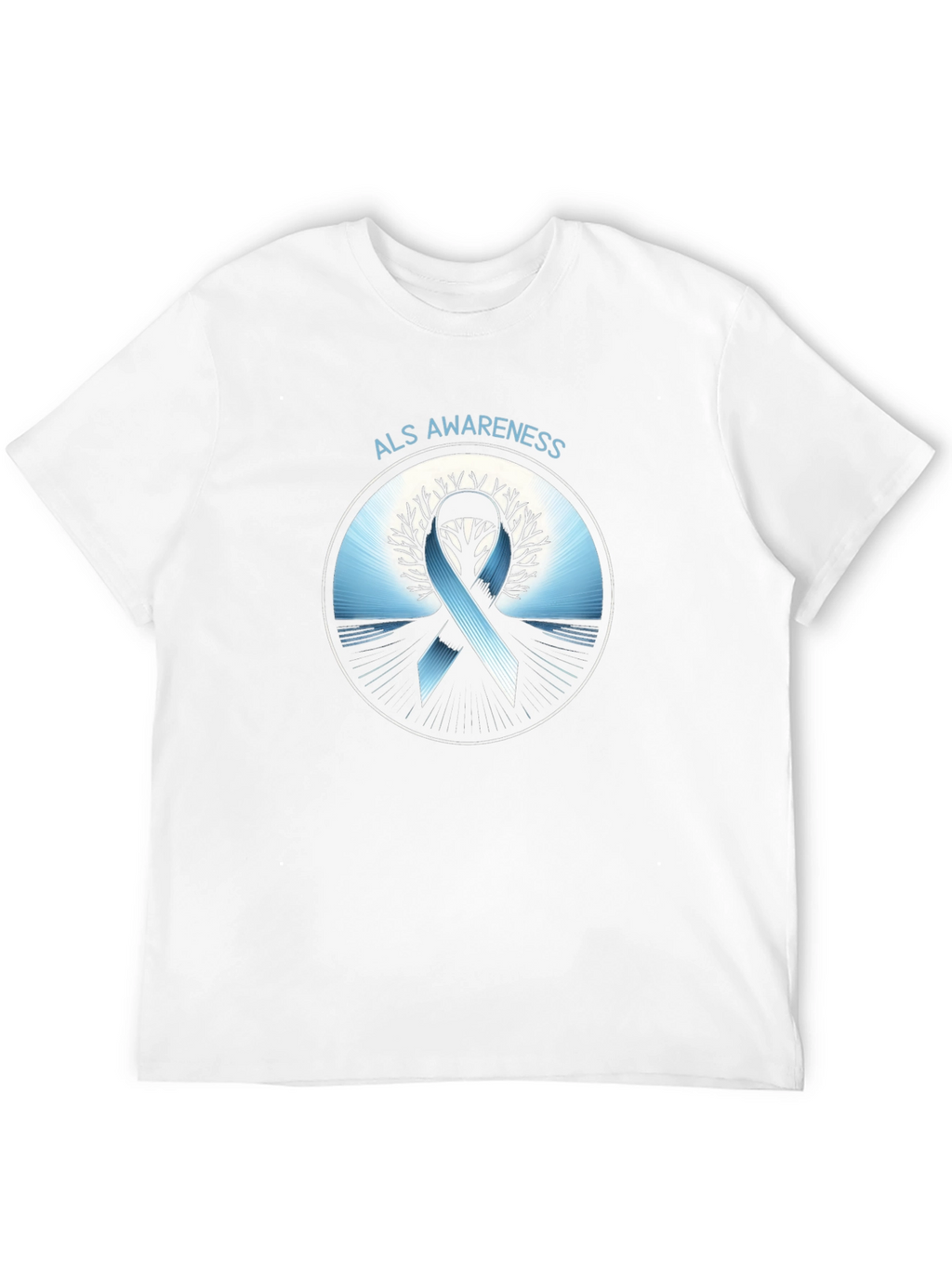 ALS Awareness Ribbon Graphic T-Shirt