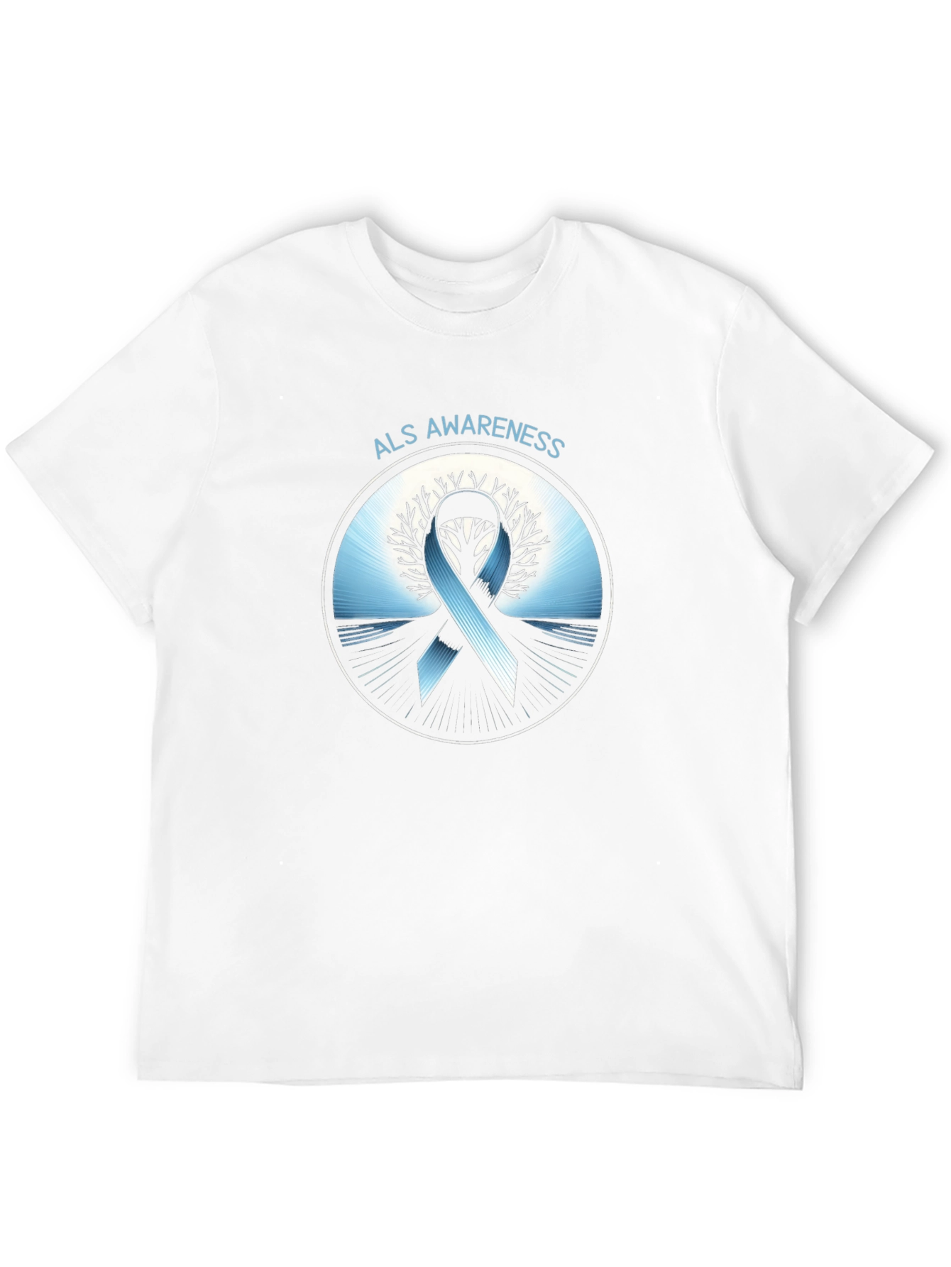 ALS Awareness Ribbon Graphic T-Shirt