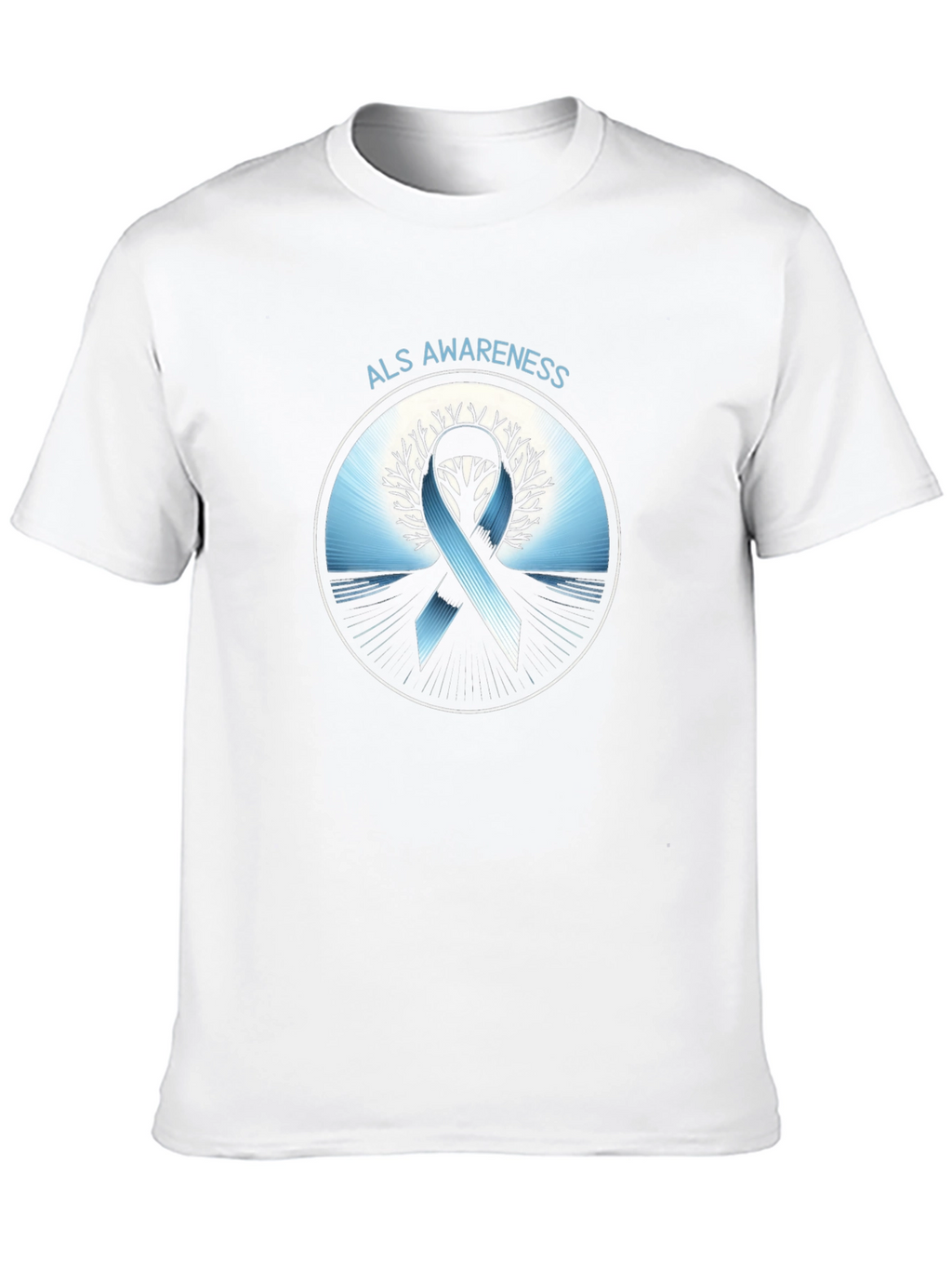 ALS Awareness Ribbon Graphic T-Shirt