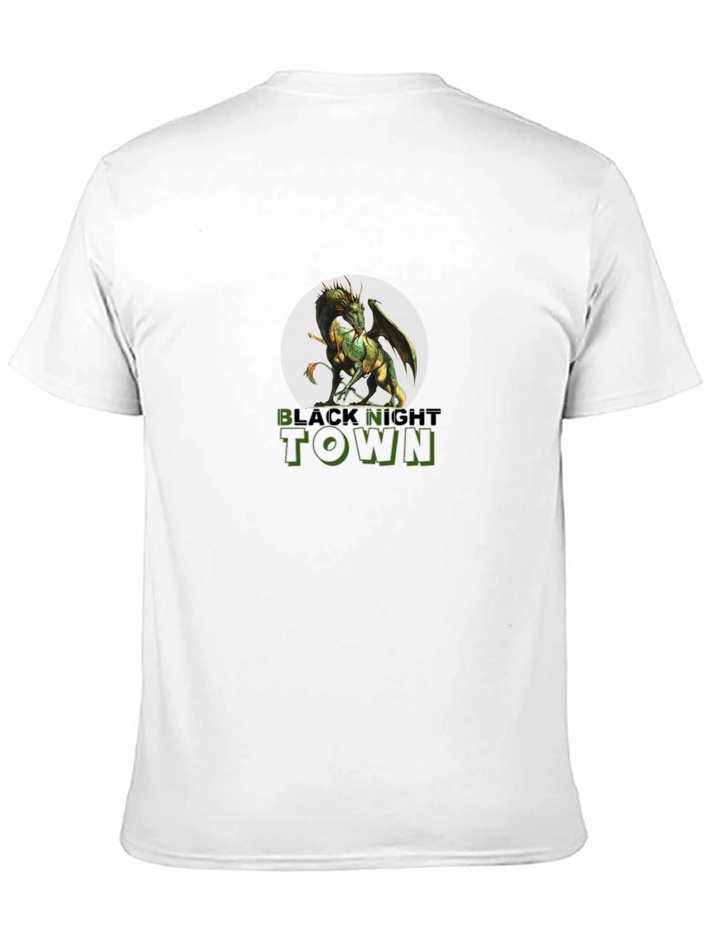 Black Knight Town Dragon Graphic Tee
