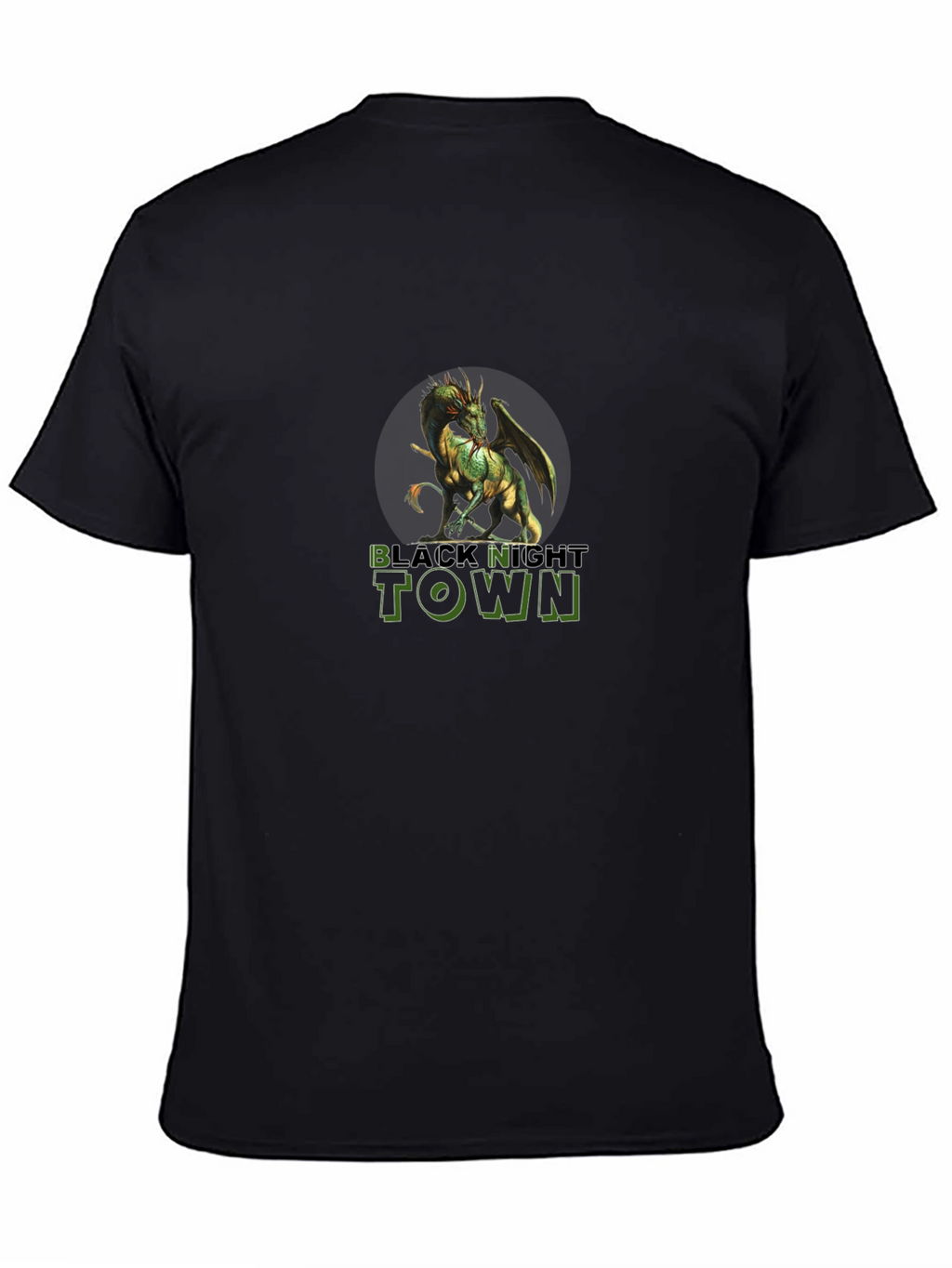 Black Knight Town Dragon Graphic Tee