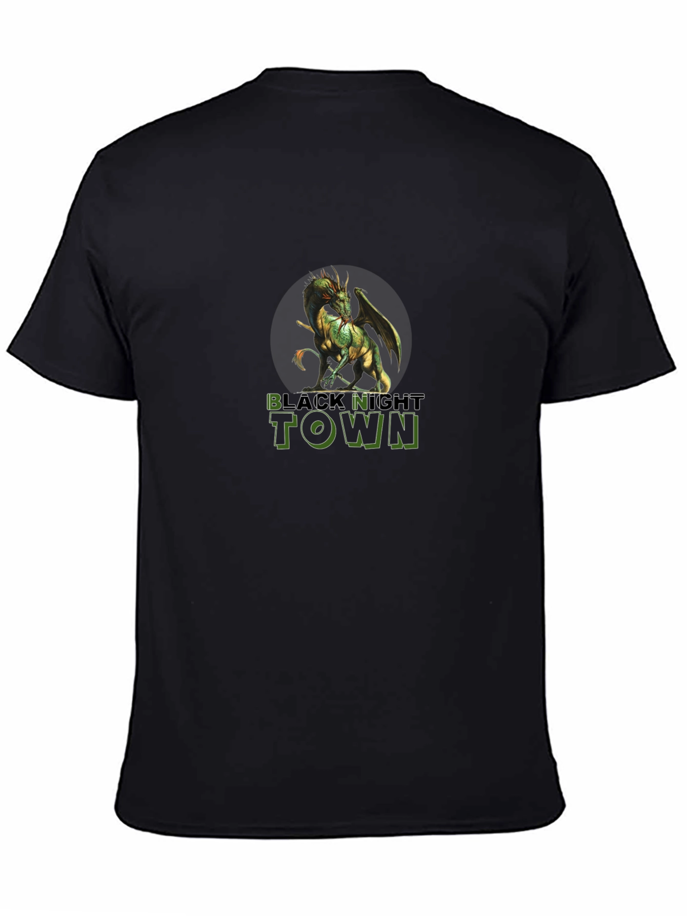 Black Knight Town Dragon Graphic Tee