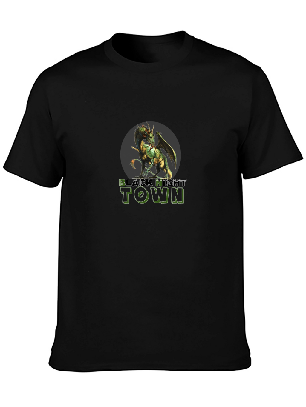 Black Knight Town Dragon Graphic Tee