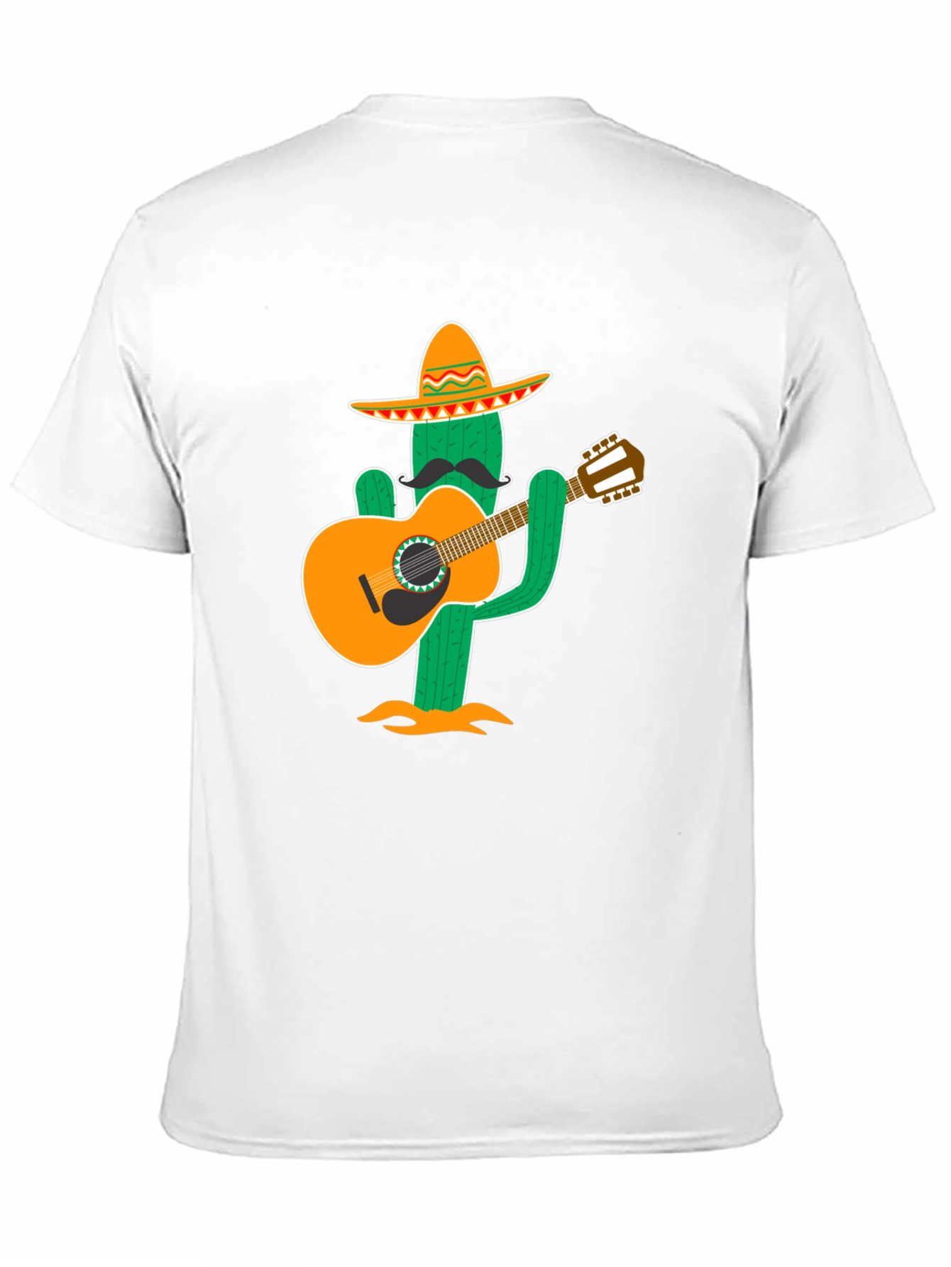 Cactus Musician T-Shirt - Cool Graphic Tee