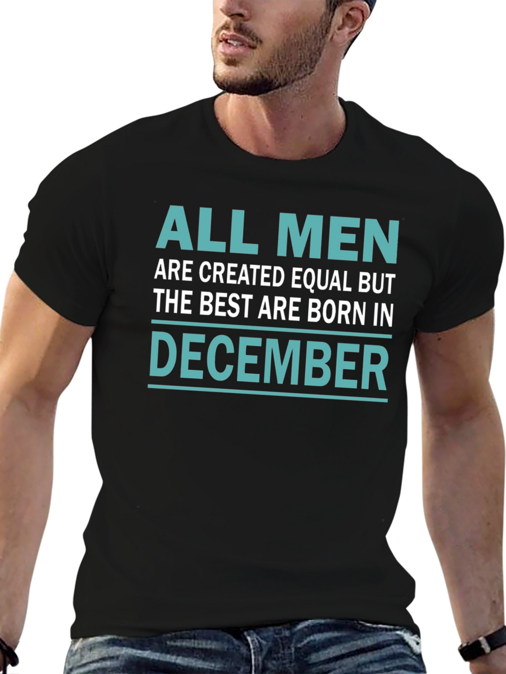 Born in December Mens T-Shirt