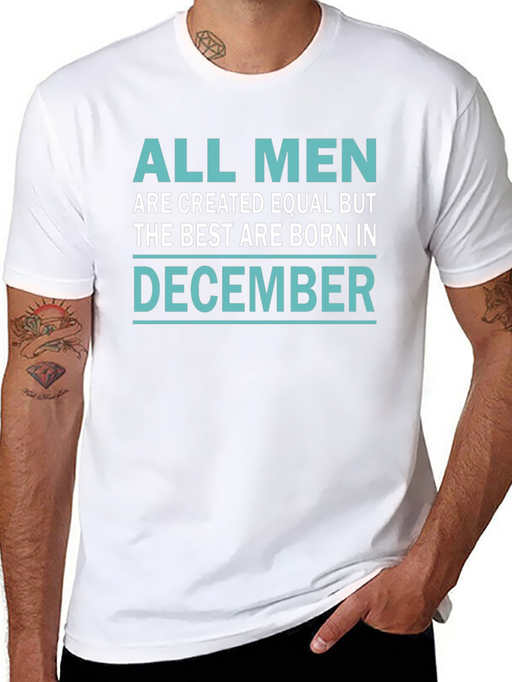 Born in December Mens T-Shirt
