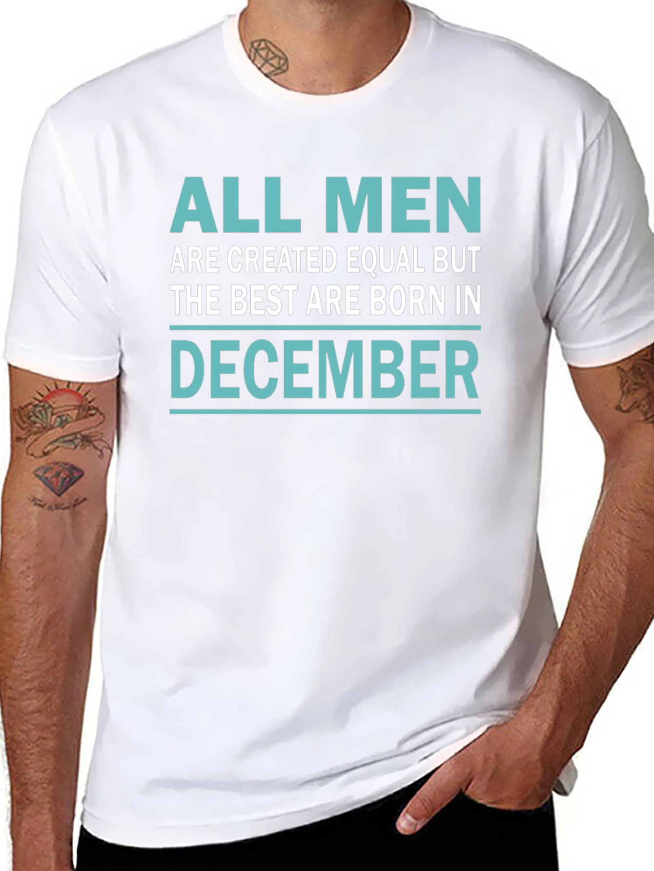 Born in December Mens T-Shirt
