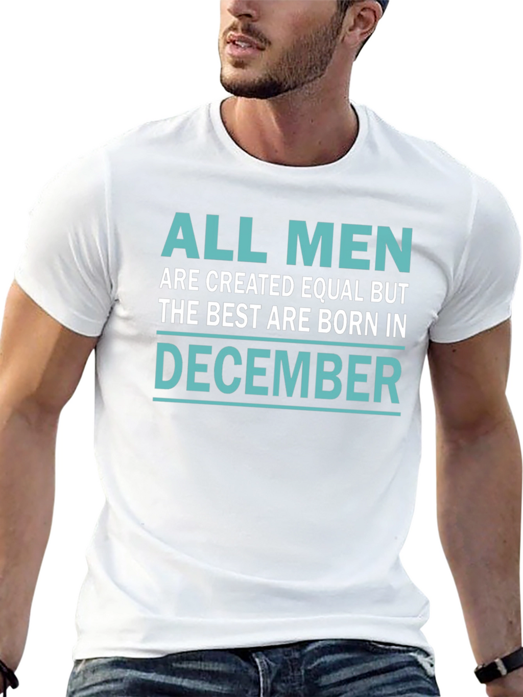 Born in December Mens T-Shirt