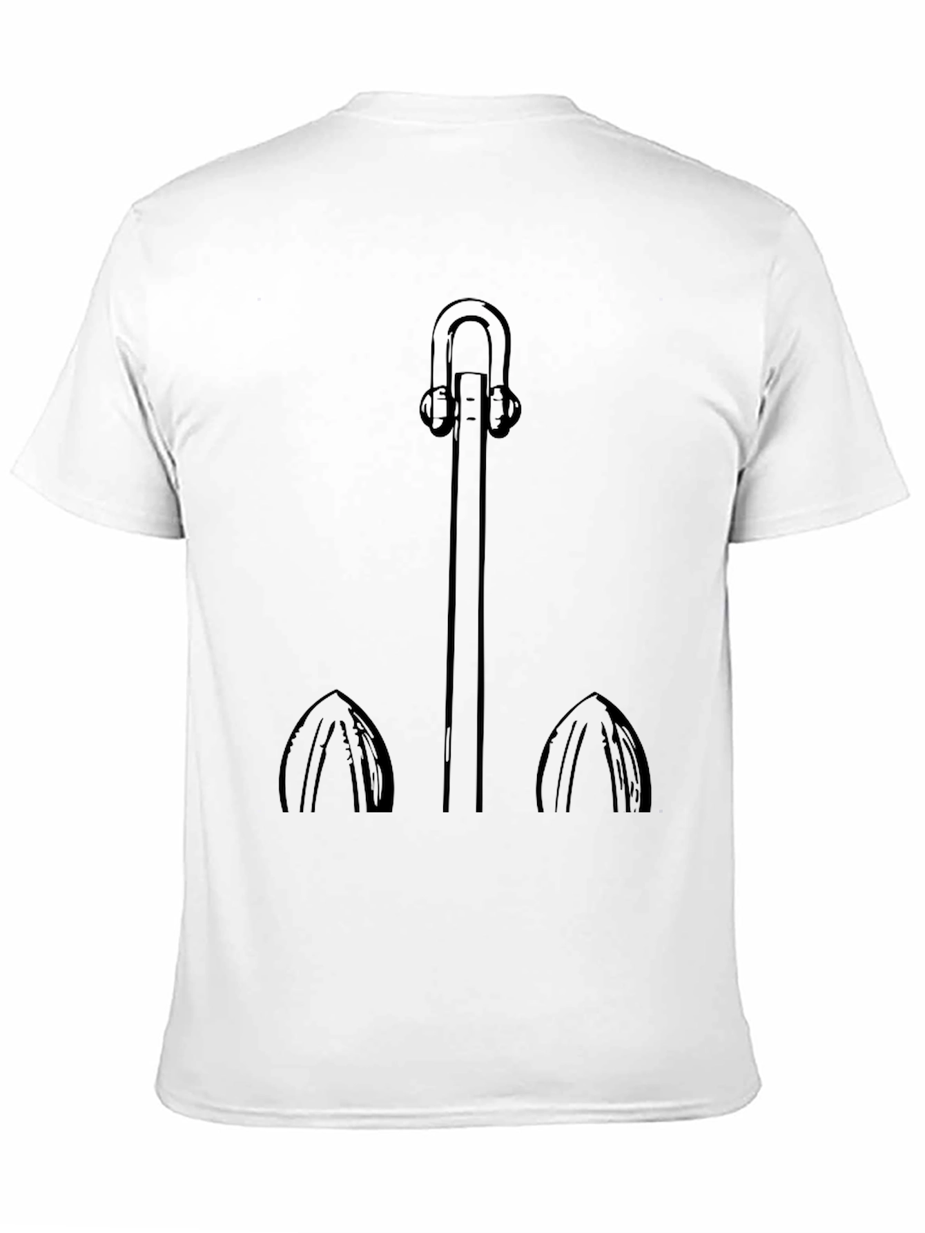 Anchor Graphic Tee - Black Casual Comfort