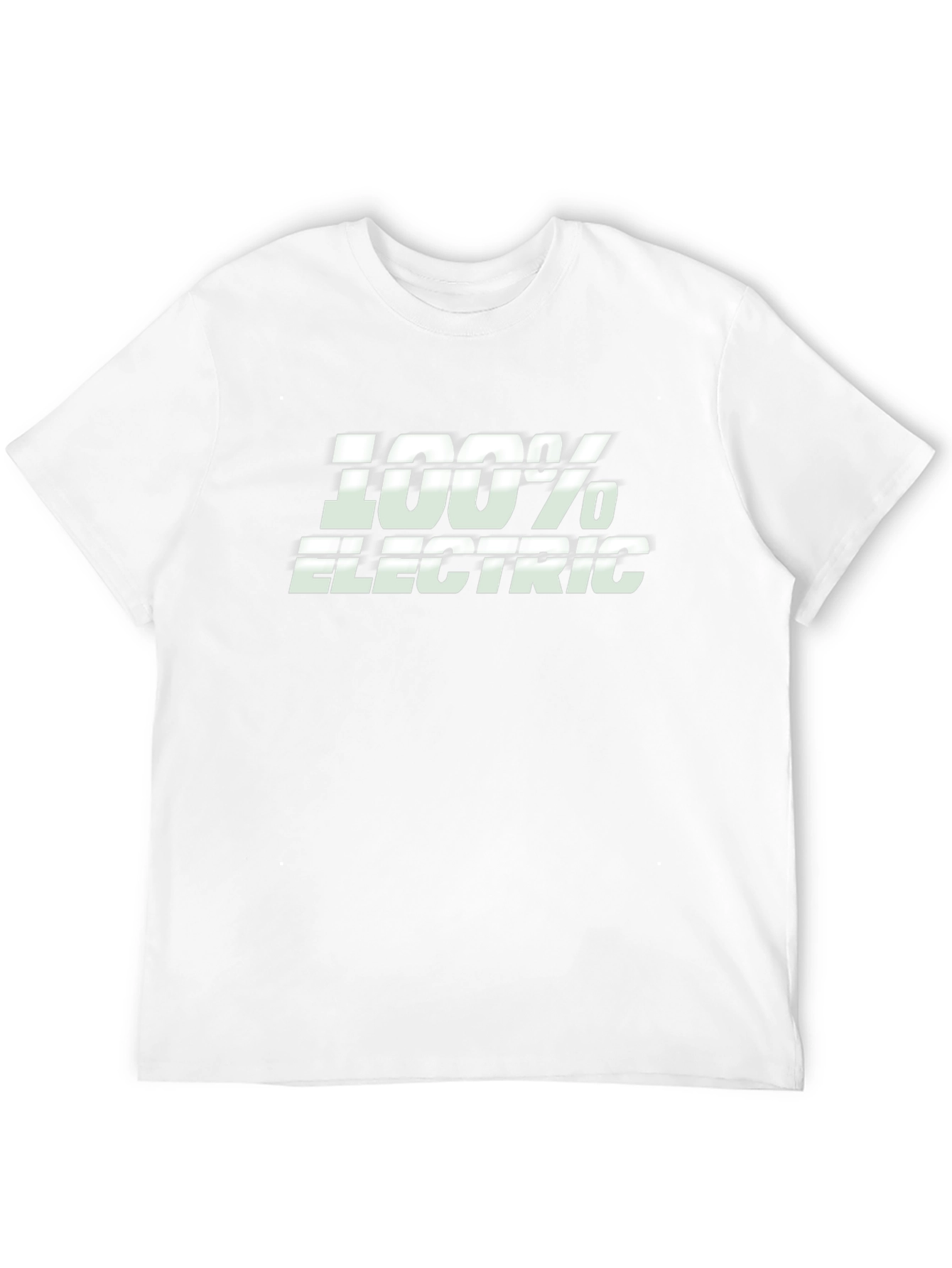 100% Electric Graphic Tee - Black Cotton T-Shirt