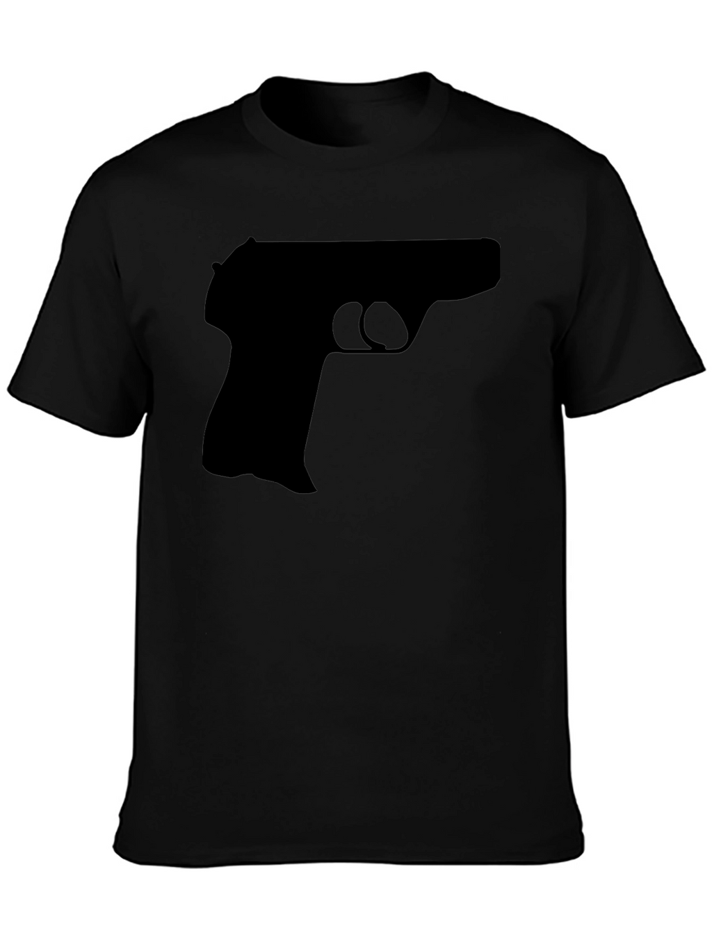 Black Gun Graphic Tee - Bold Statement