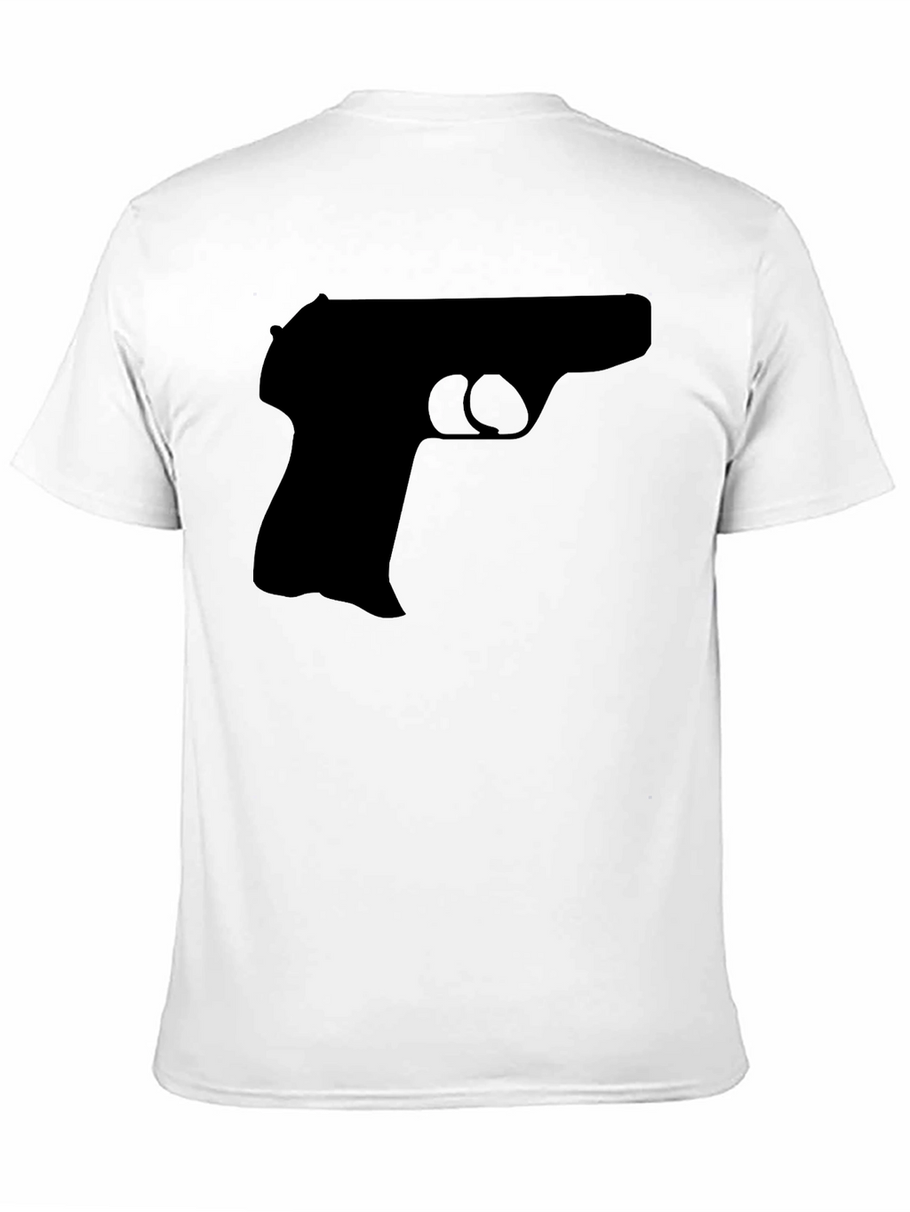 Black Gun Graphic Tee - Bold Statement