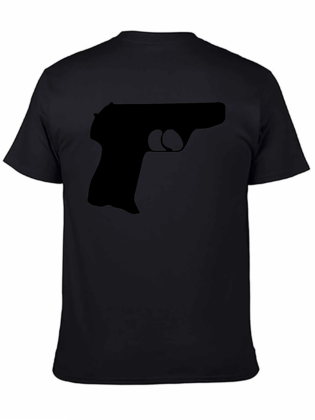 Black Gun Graphic Tee - Bold Statement