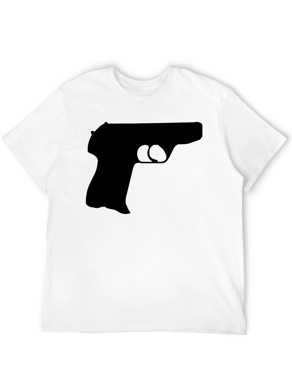 Black Gun Graphic Tee - Bold Statement