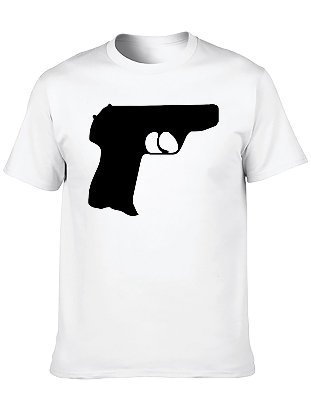 Black Gun Graphic Tee - Bold Statement