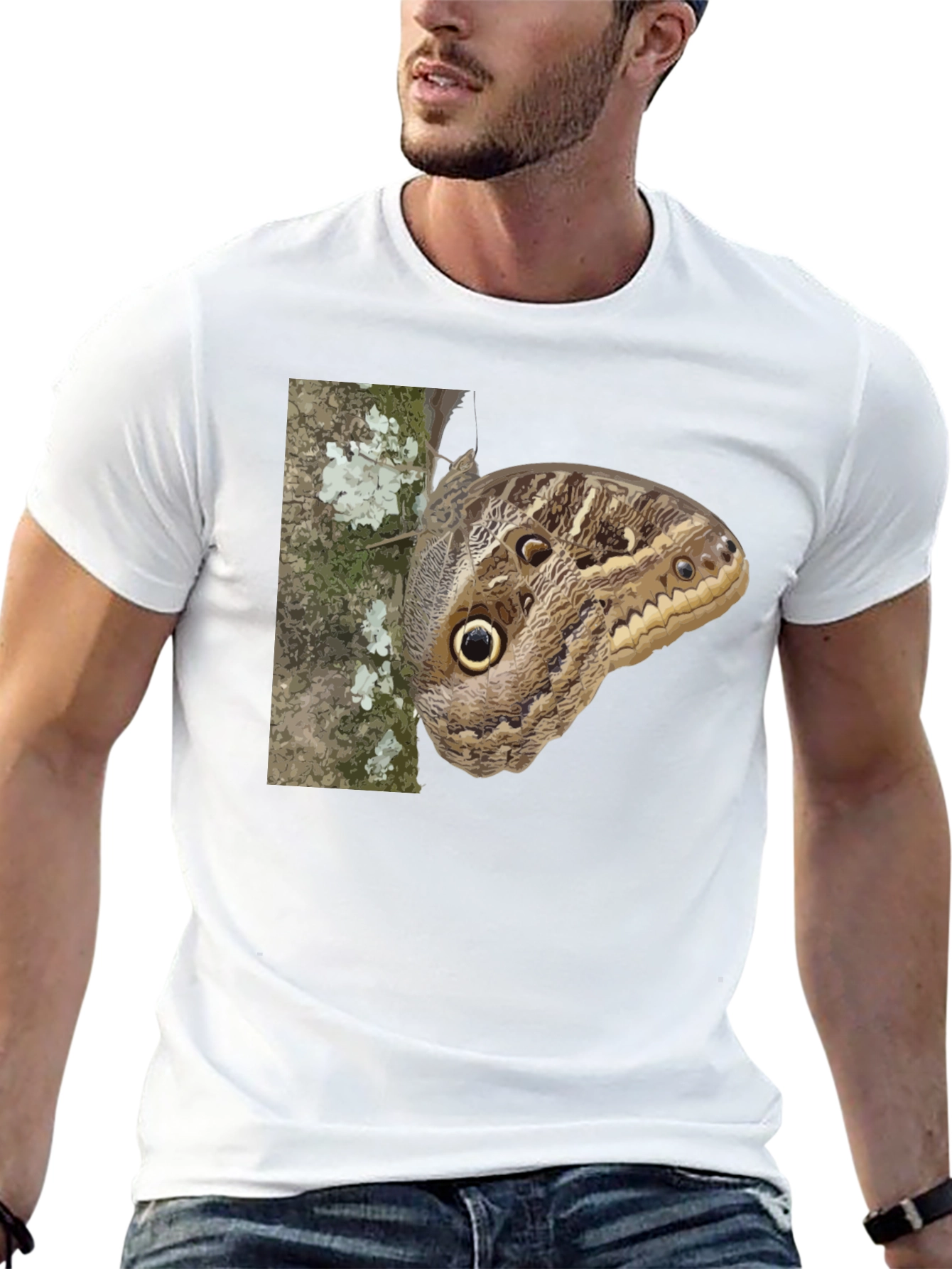 Butterfly Graphic T-Shirt - Nature Inspired Design