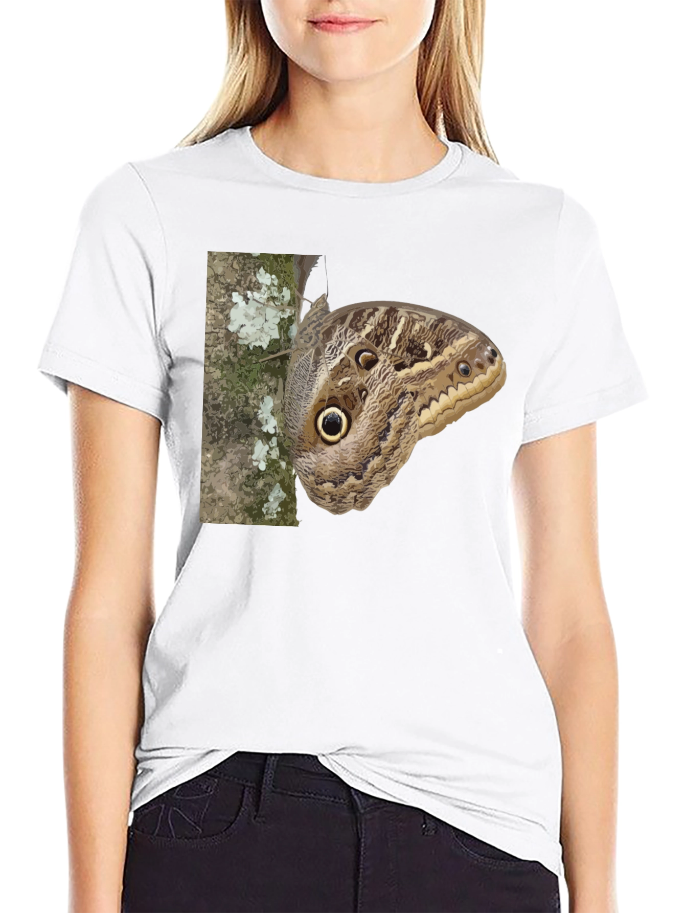Butterfly Graphic T-Shirt - Nature Inspired Design