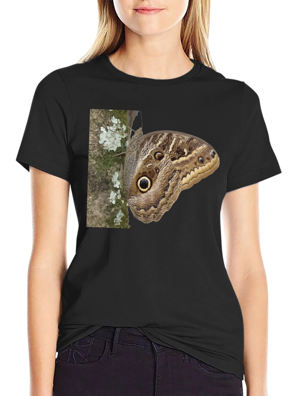 Butterfly Graphic T-Shirt - Nature Inspired Design
