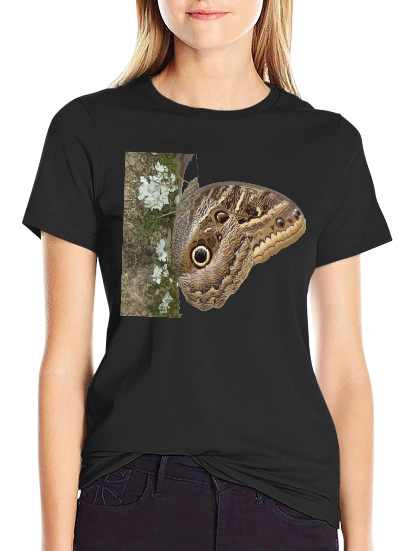 Butterfly Graphic T-Shirt - Nature Inspired Design
