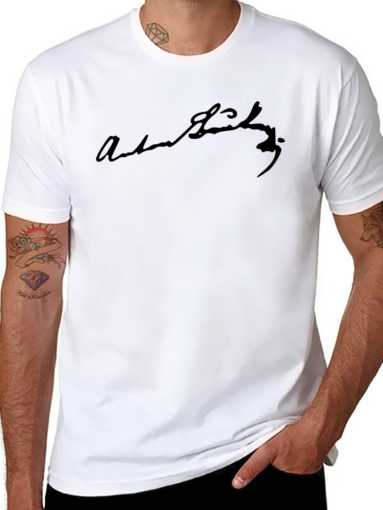 Adam Smith Signature Black T-Shirt