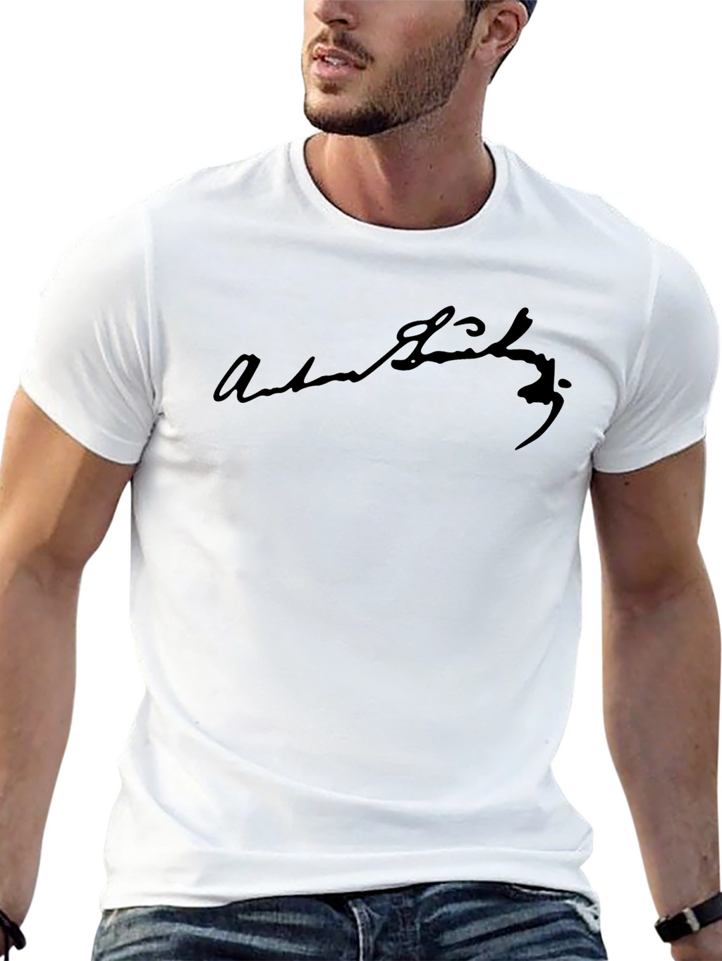 Adam Smith Signature Black T-Shirt