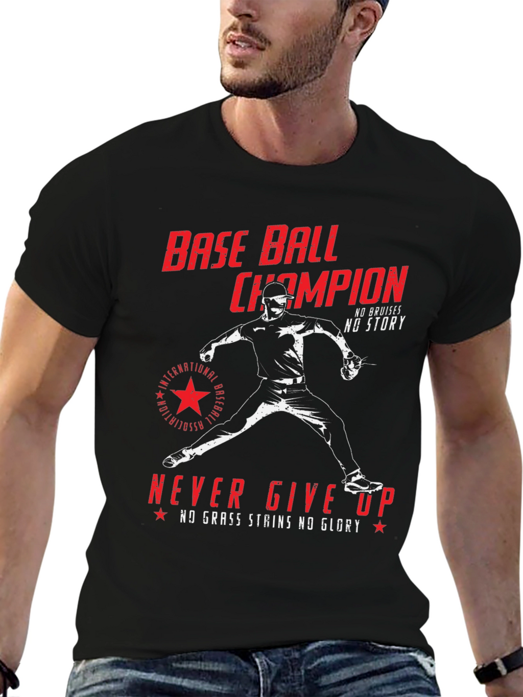 Baseball Champion Graphic T-Shirt