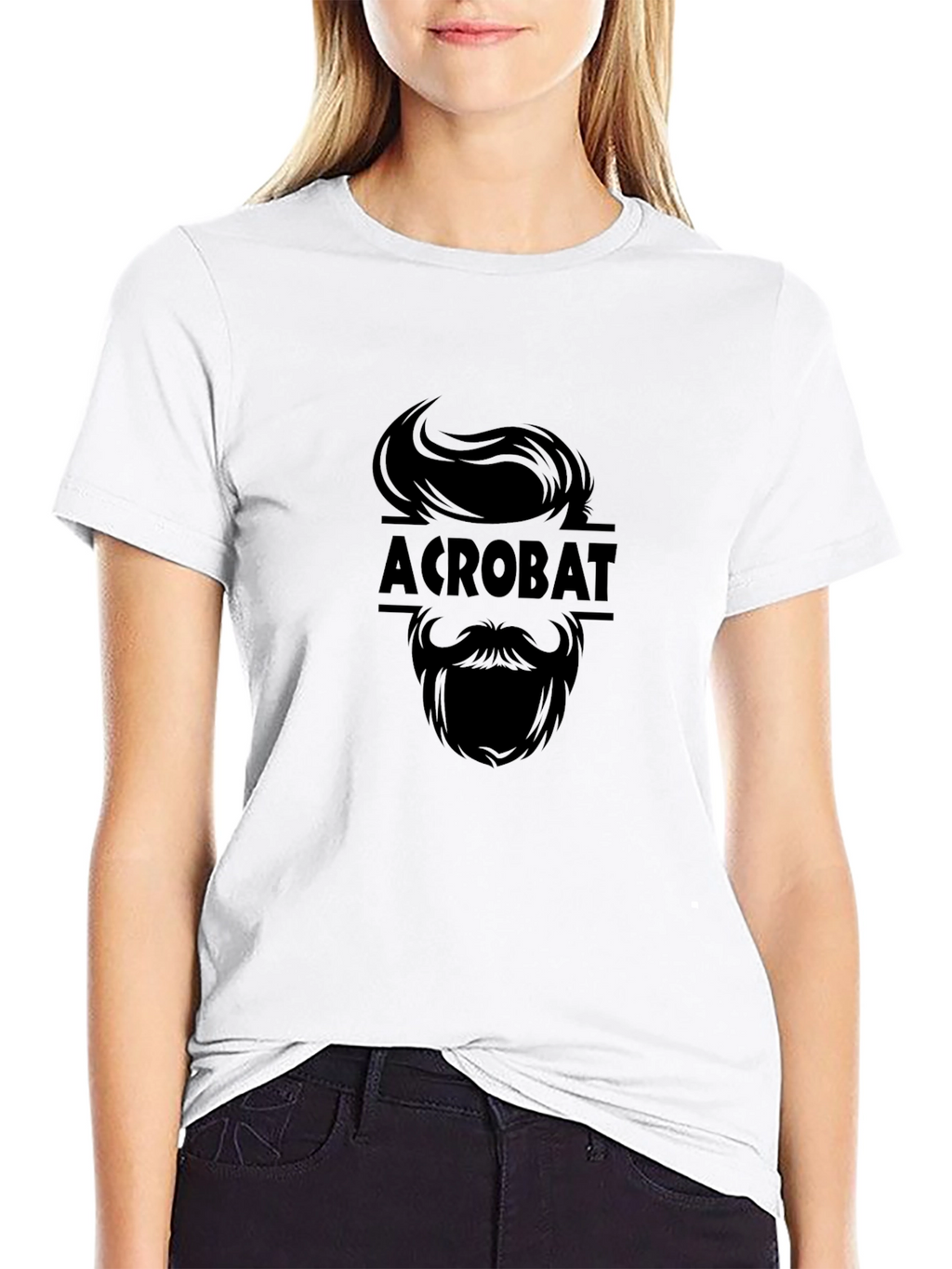 Acrobat Graphic Tee - Stylish Black T-Shirt