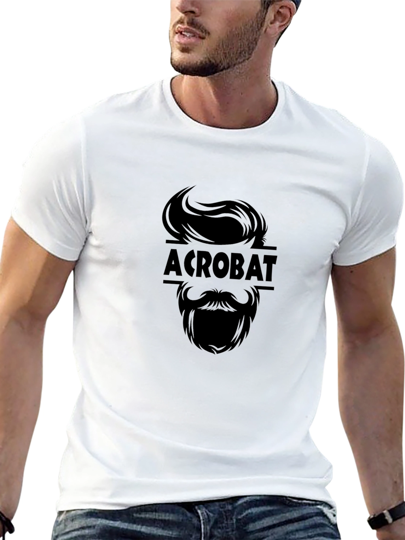 Acrobat Graphic Tee - Stylish Black T-Shirt