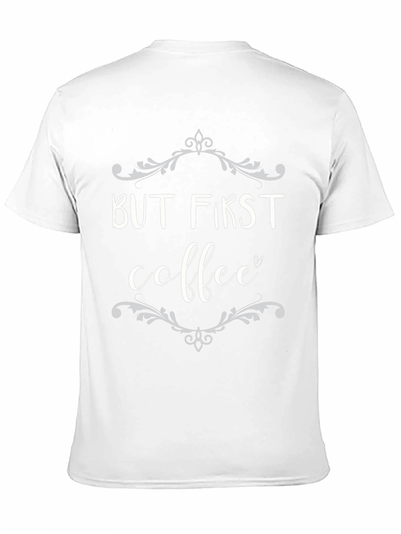But First Coffee Graphic T-Shirt - Black