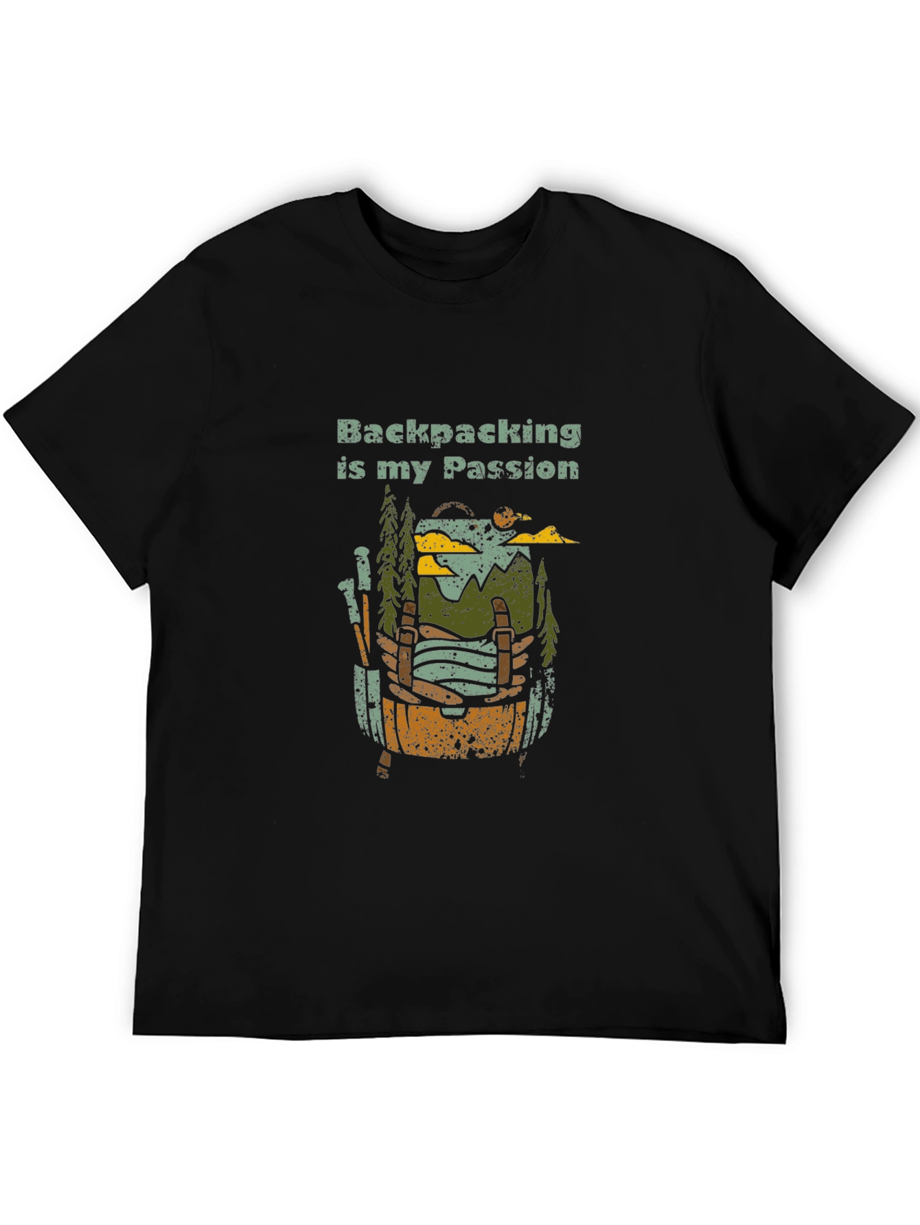 Backpacking is My Passion Graphic T-Shirt