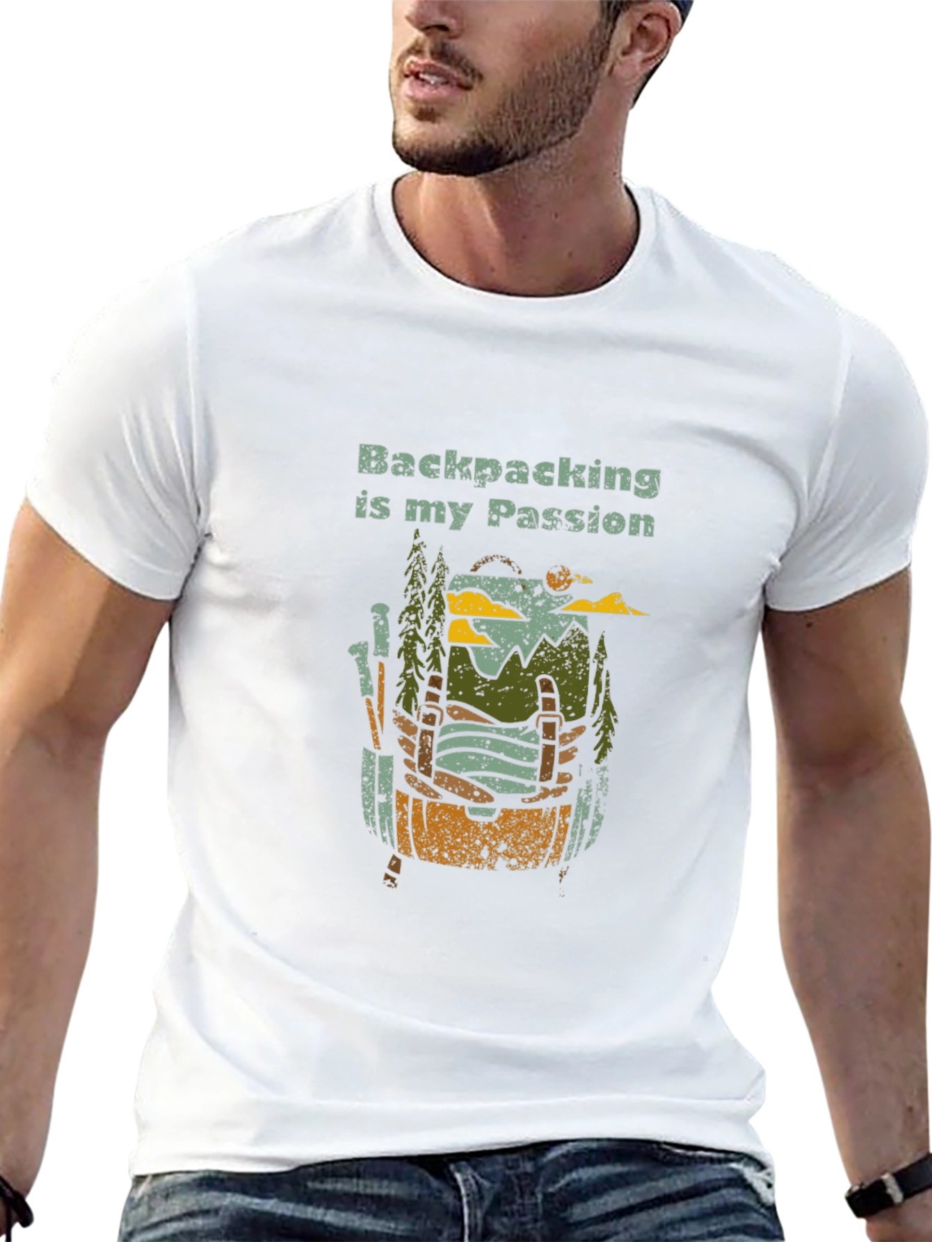 Backpacking is My Passion Graphic T-Shirt