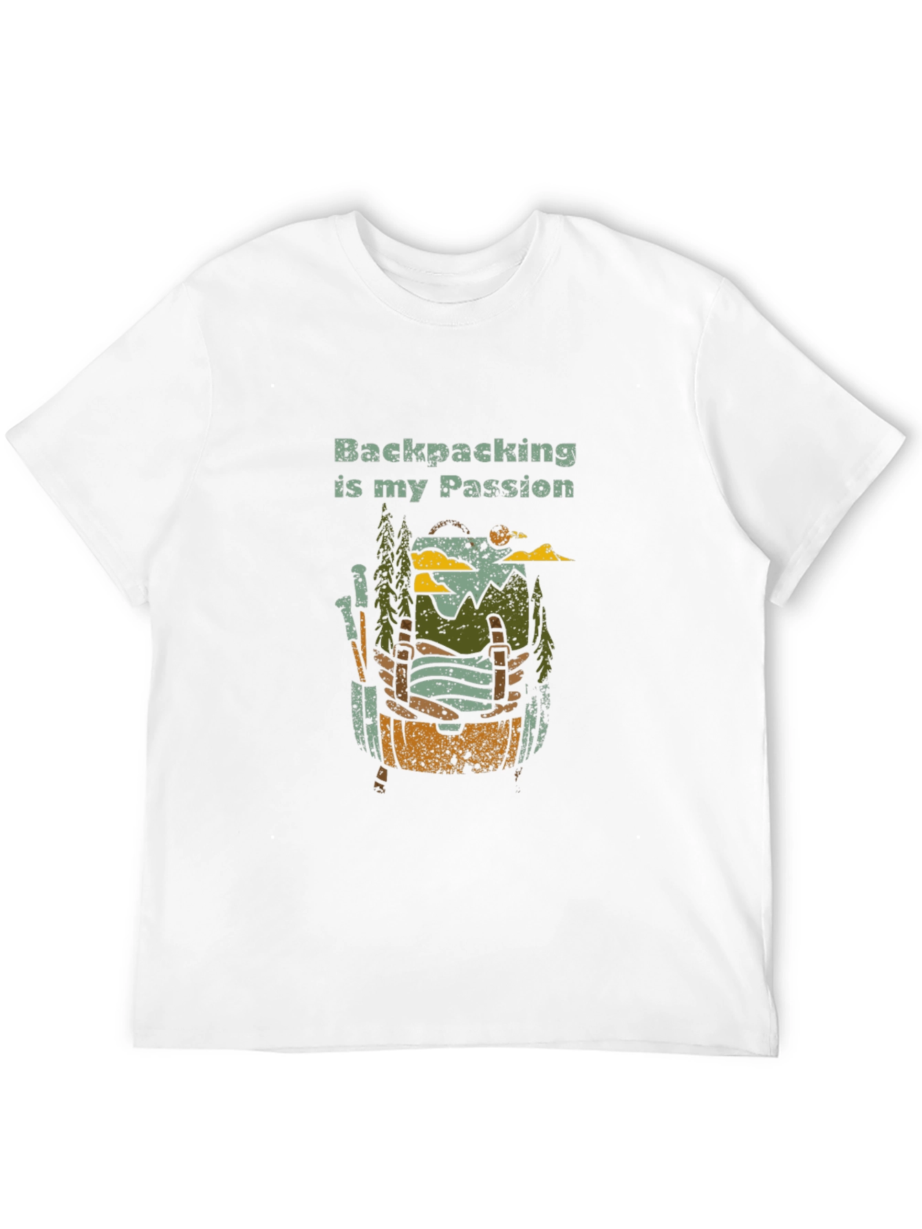 Backpacking is My Passion Graphic T-Shirt