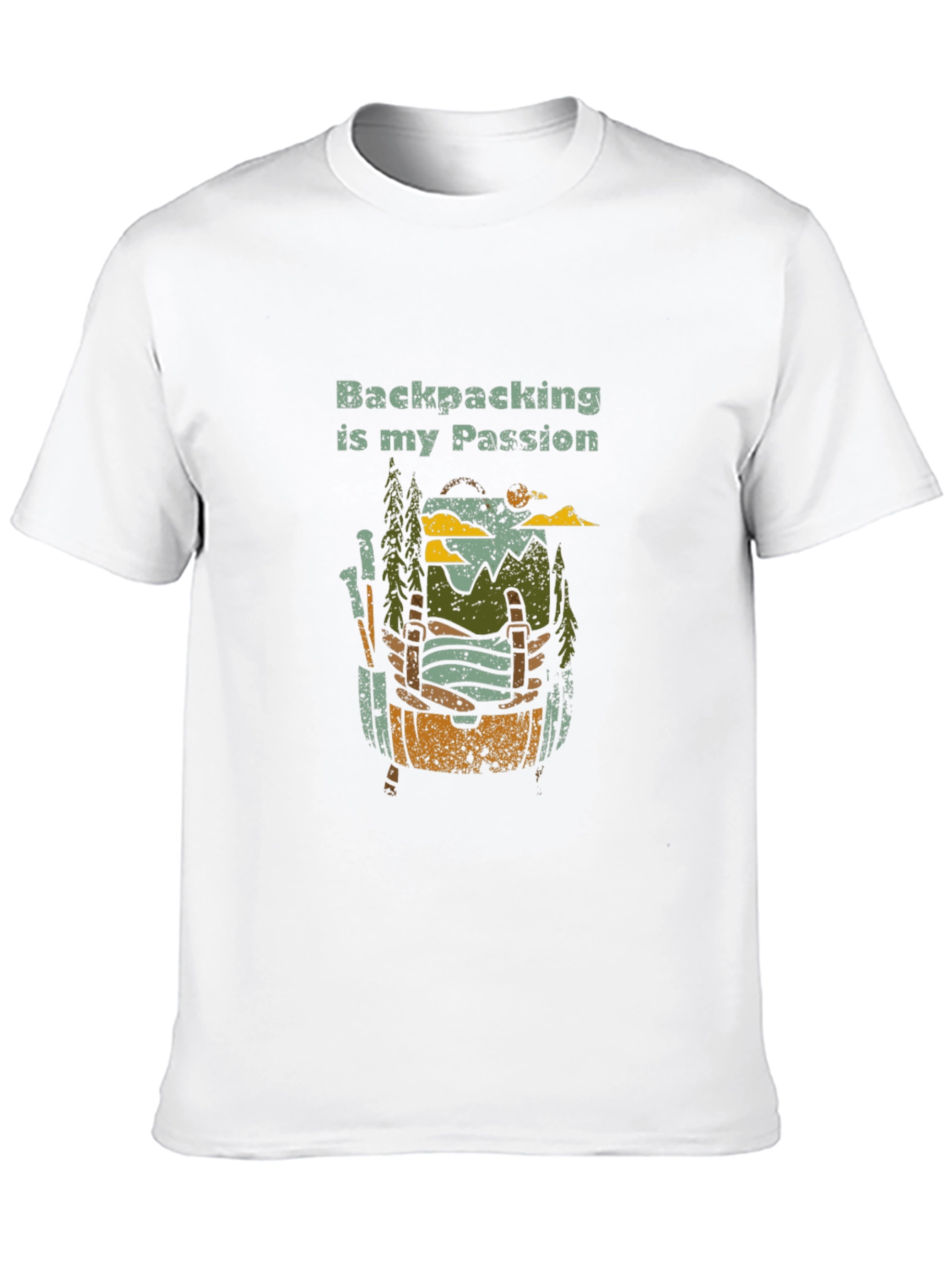 Backpacking is My Passion Graphic T-Shirt