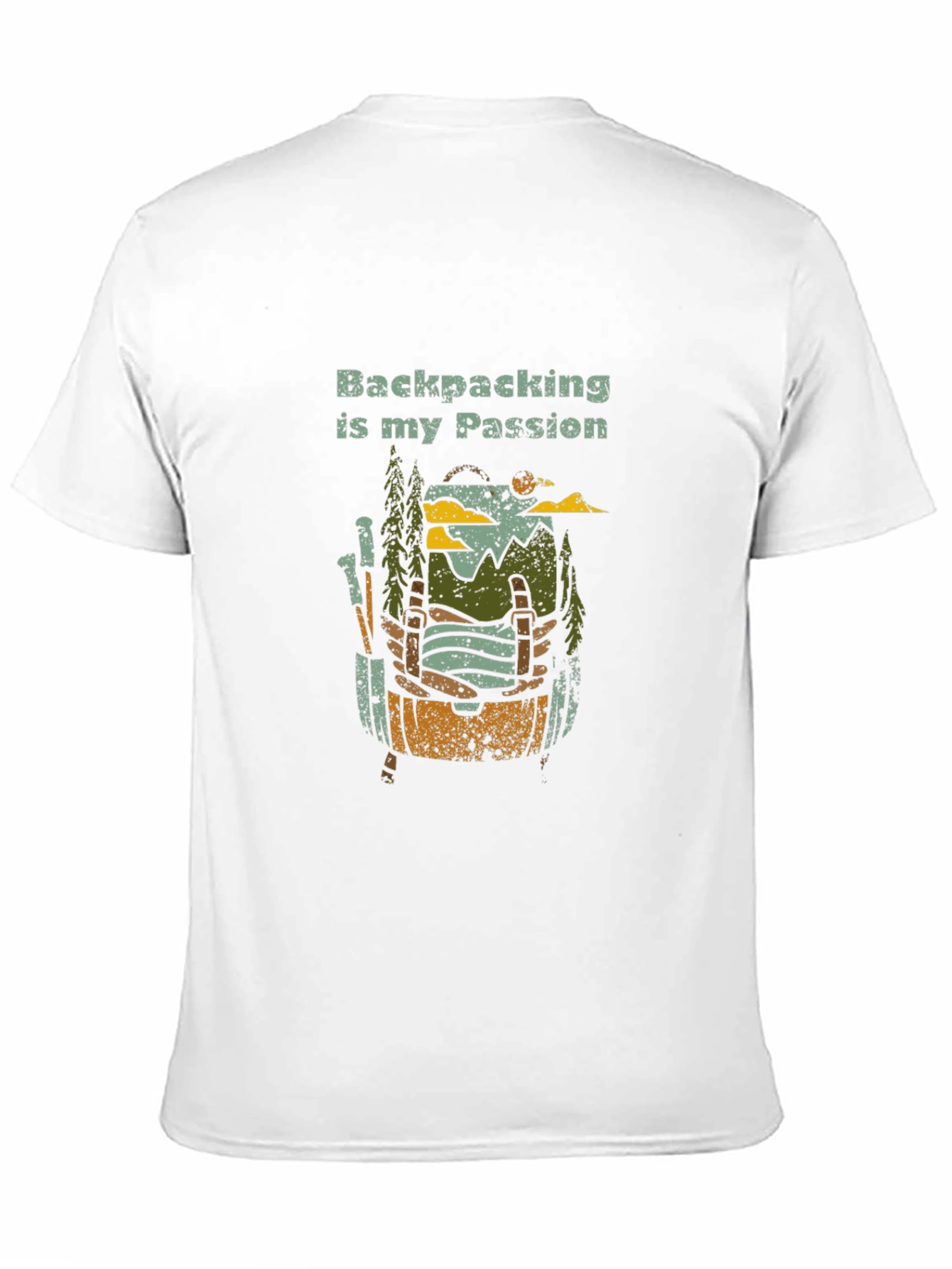 Backpacking is My Passion Graphic T-Shirt