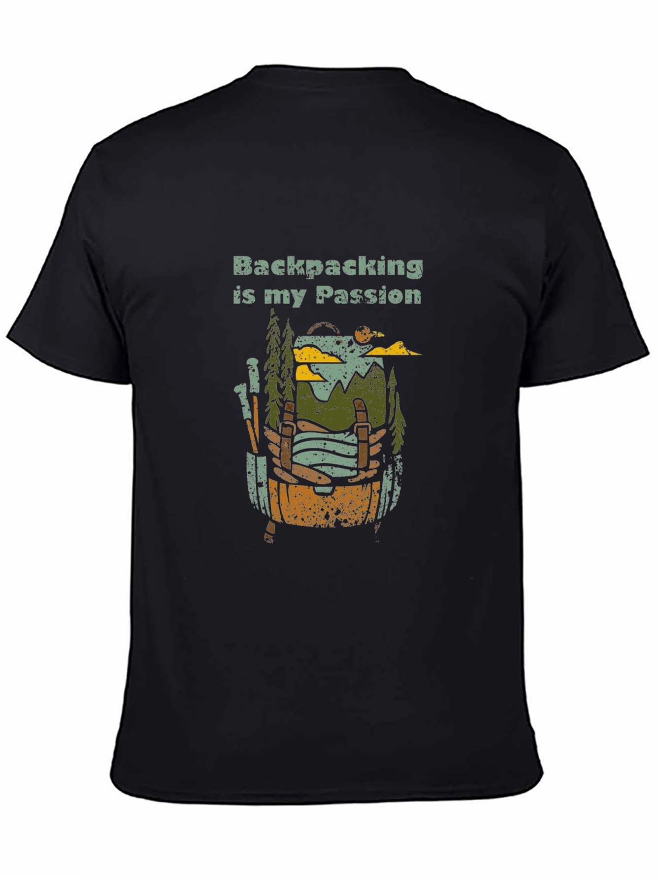 Backpacking is My Passion Graphic T-Shirt