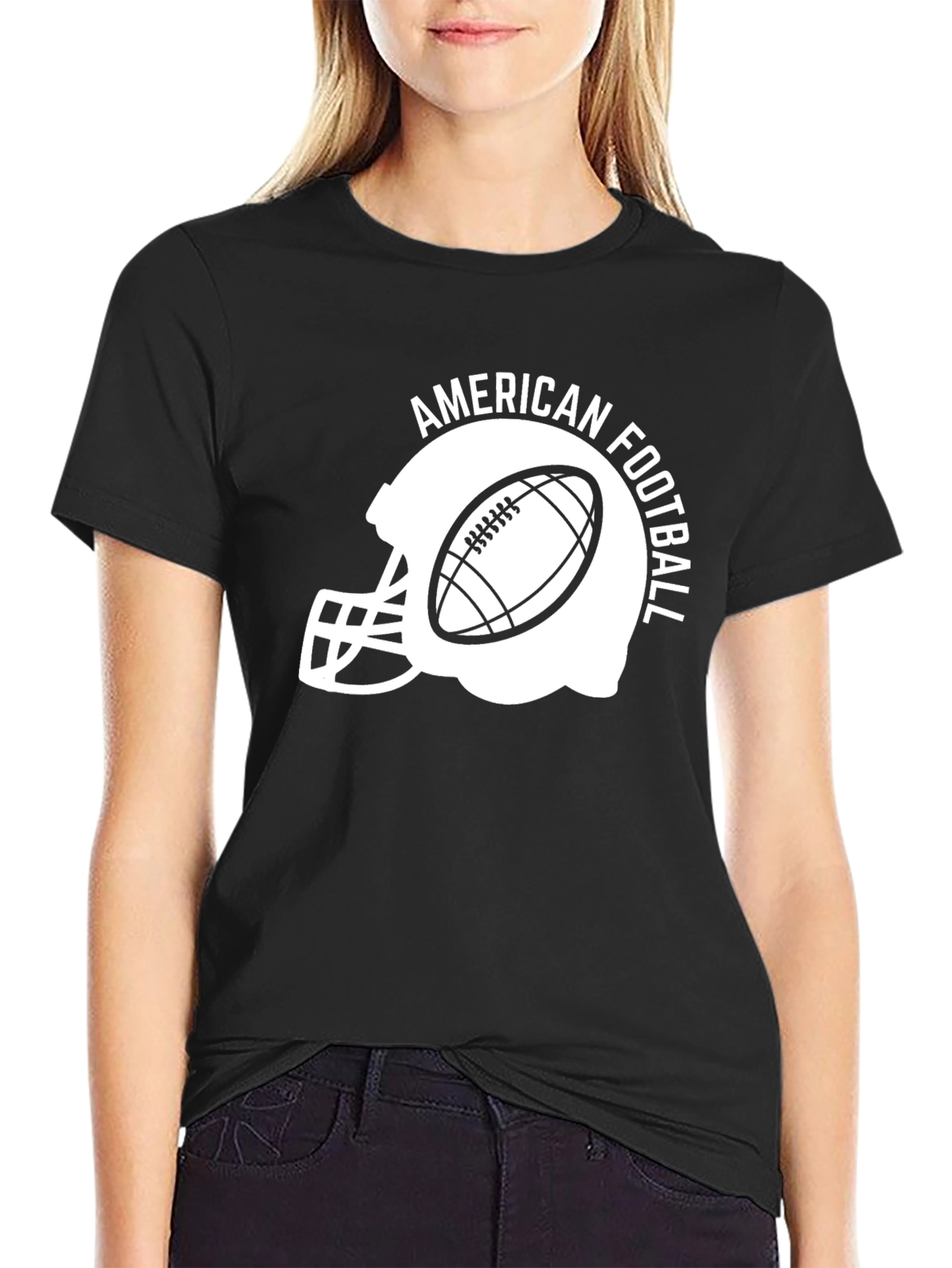 American Football Helmet T-Shirt