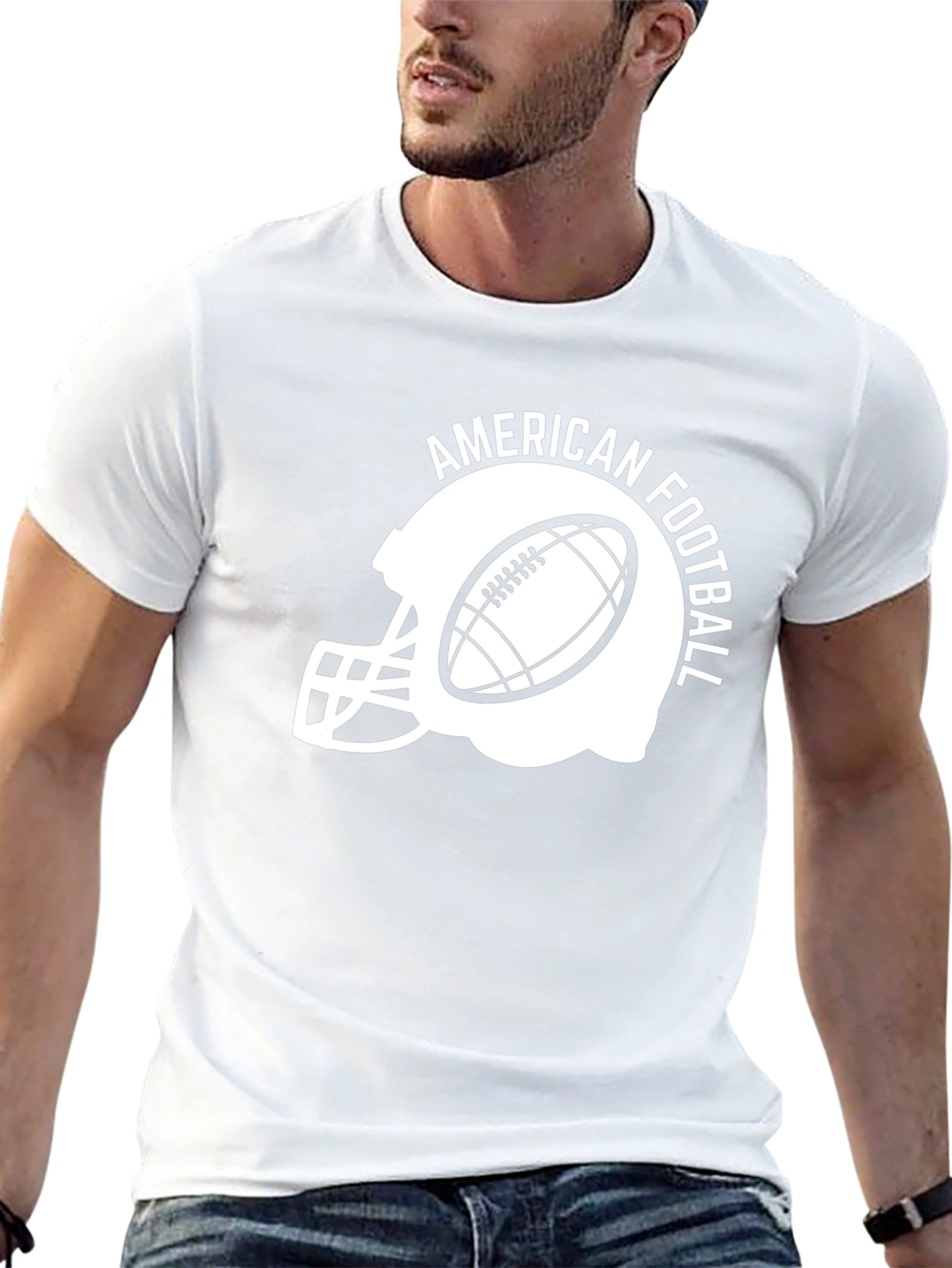 American Football Helmet T-Shirt